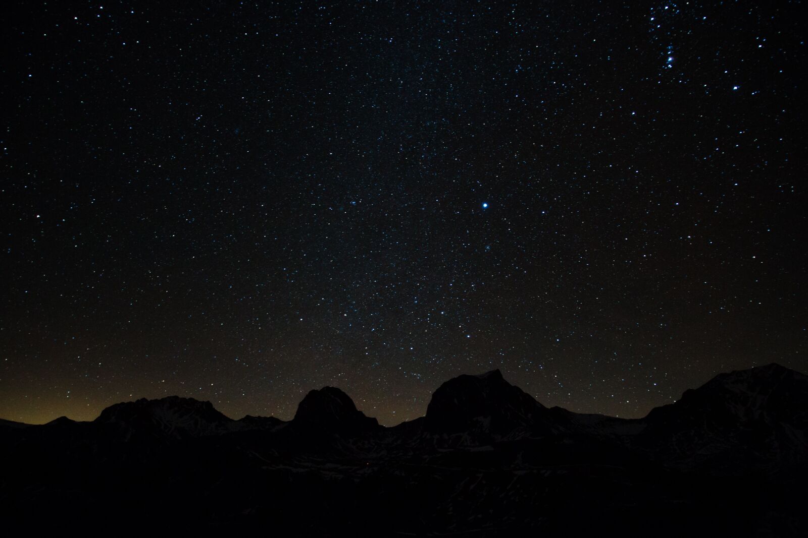 Canon EOS 70D + Tamron 16-300mm F3.5-6.3 Di II VC PZD Macro sample photo. Starry sky, star, mountains photography