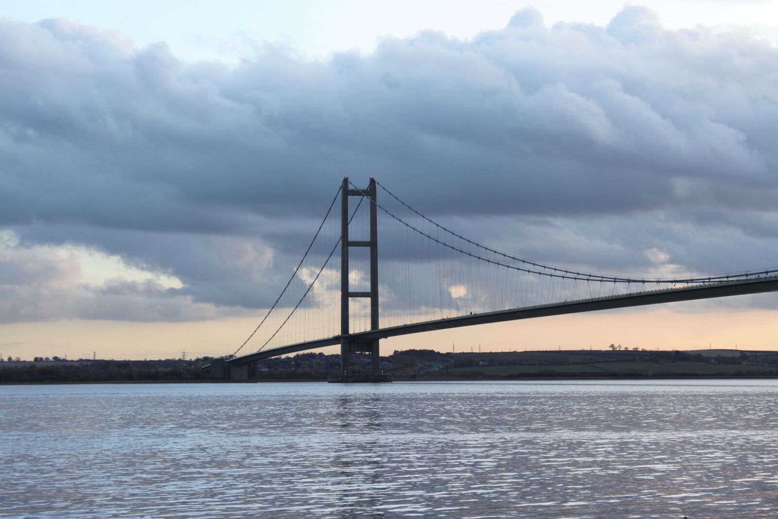 Canon EOS 500D (EOS Rebel T1i / EOS Kiss X3) sample photo. Bridge, humber, humber bridge photography