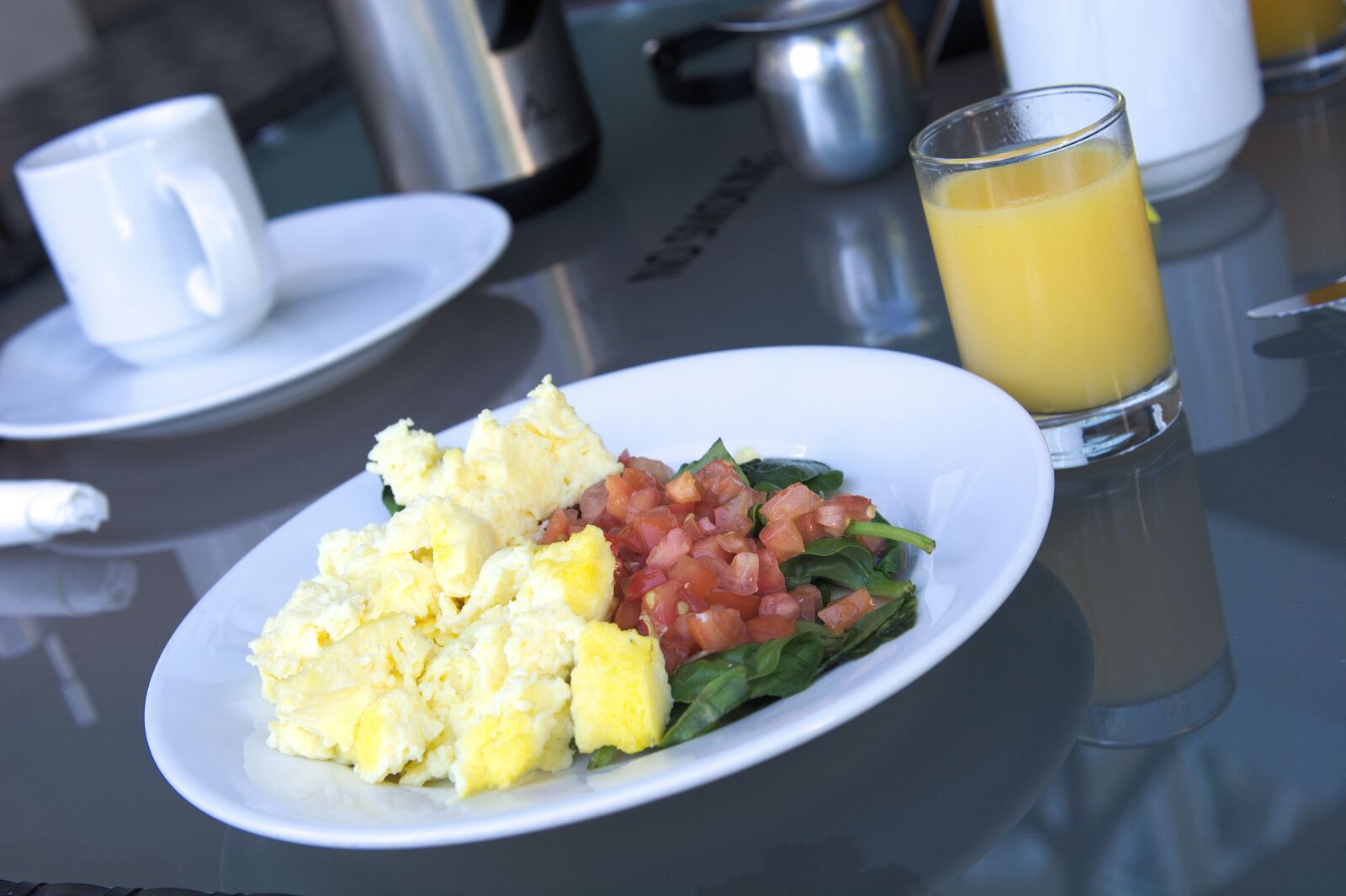 Nikon D7100 sample photo. Breakfast, orange, juice photography