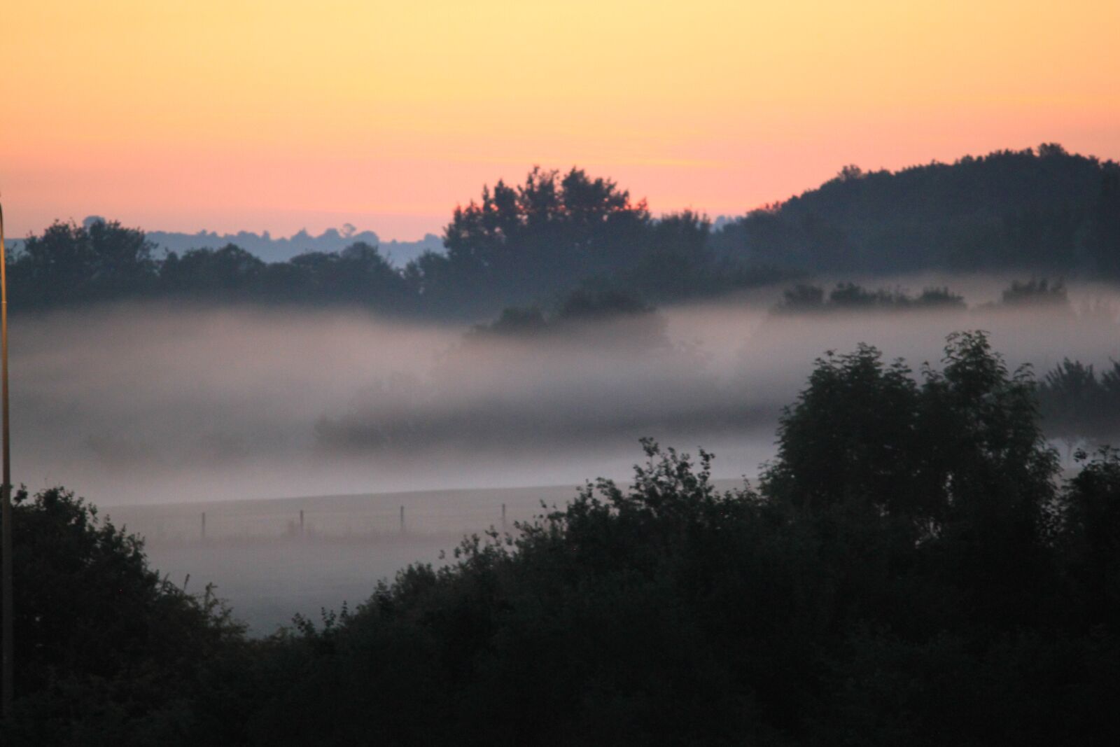 Canon EOS 500D (EOS Rebel T1i / EOS Kiss X3) sample photo. Nature, the fog, morning photography
