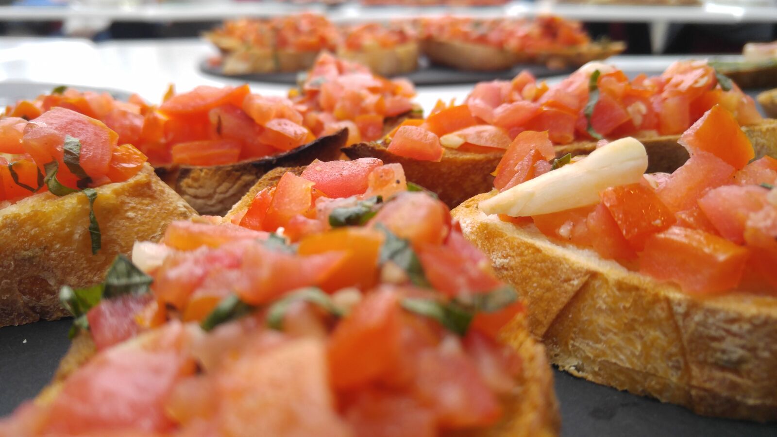 LG V10 sample photo. Bruschetta, food, italian, food photography