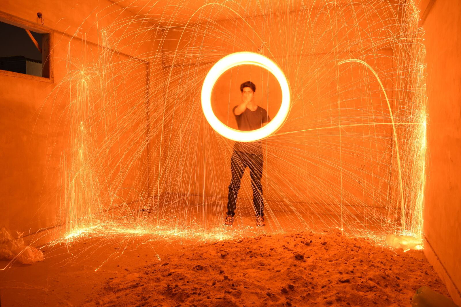 Nikon D3300 sample photo. Steel fire, sparks, flames photography