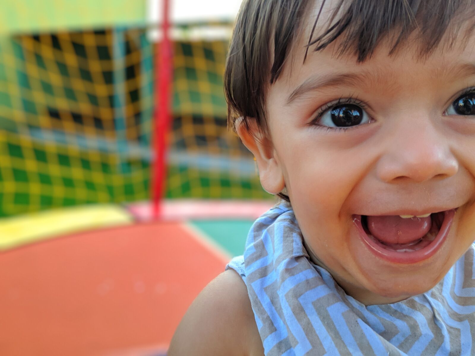 Xiaomi POCO F1 sample photo. Smile, kids photography