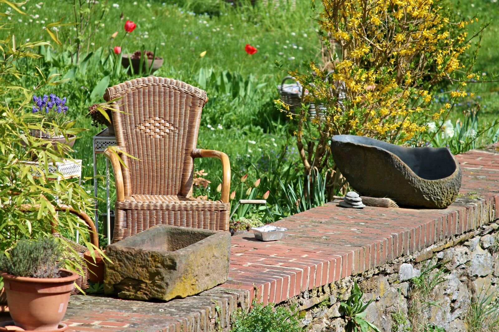Canon EOS 1100D (EOS Rebel T3 / EOS Kiss X50) sample photo. Garden, resting place, idyll photography