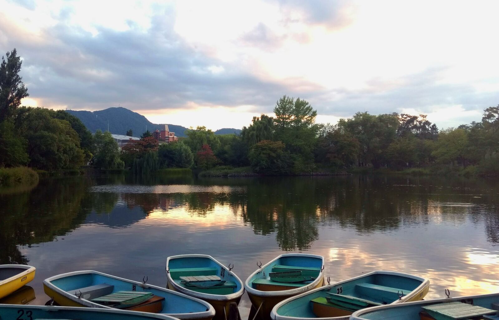 Motorola Moto G (4) sample photo. Boats, pond, hokkaido photography