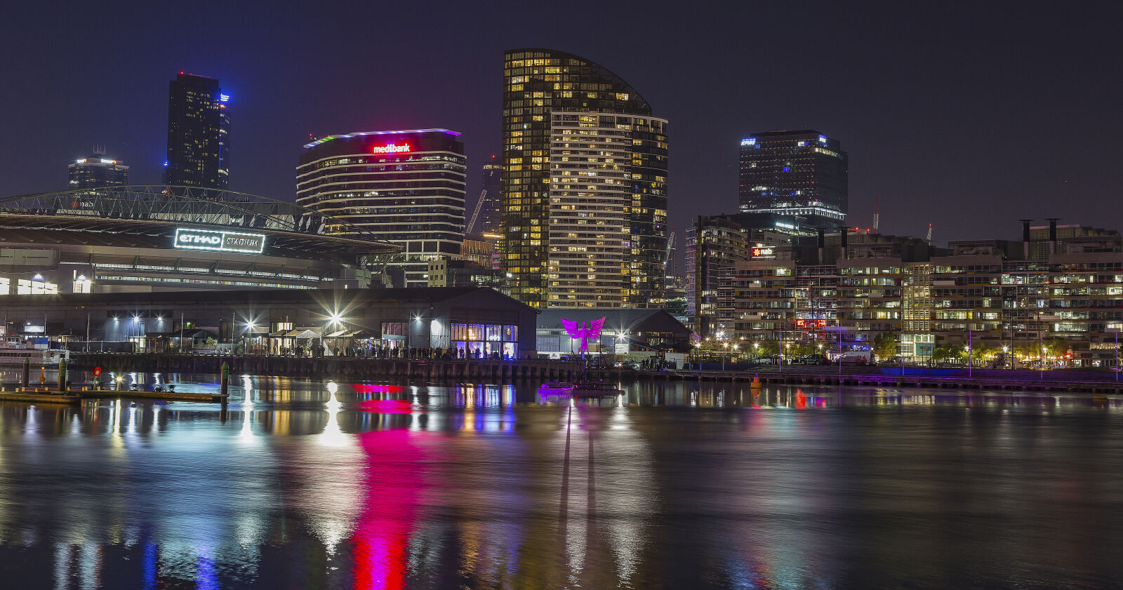 Canon EF 24-105mm F4L IS USM sample photo. Night, cityscape, of, buildings photography