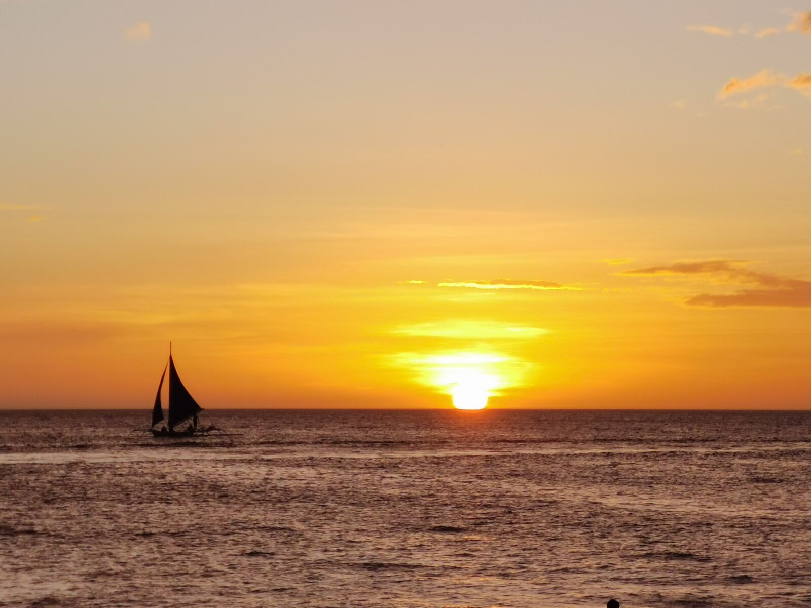 HUAWEI Mate 20 Pro sample photo. Sunset, twilight, ship photography