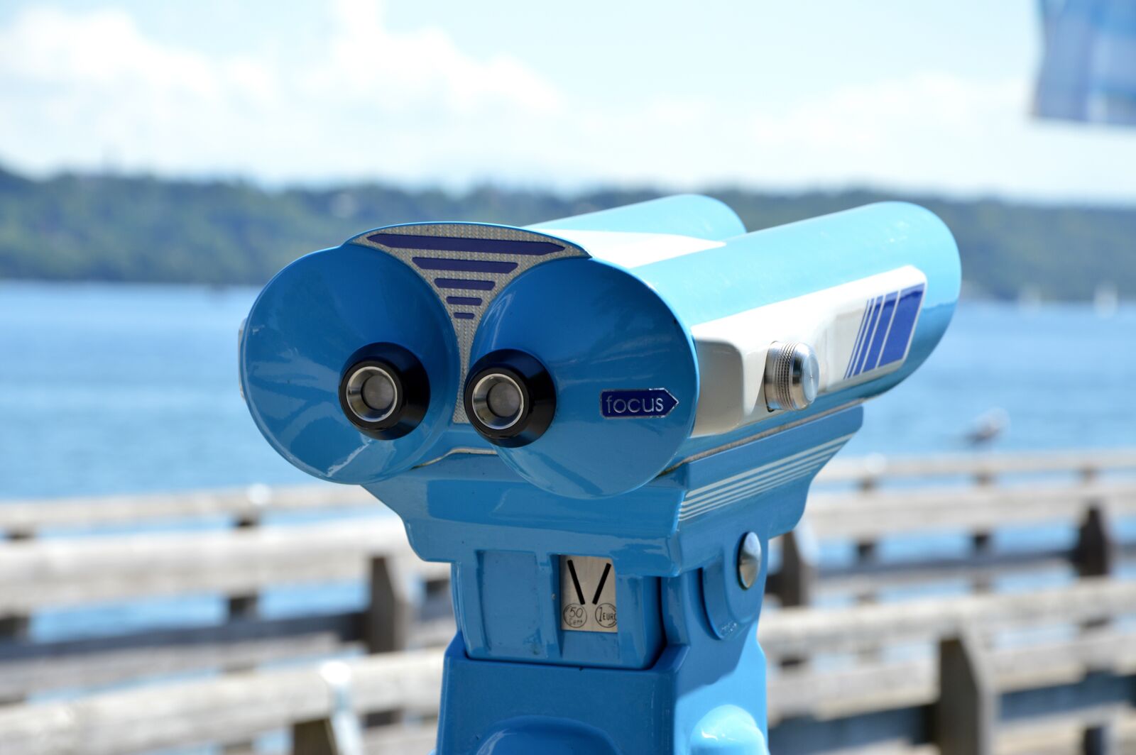 Nikon D7200 sample photo. Public binoculars, coin photography