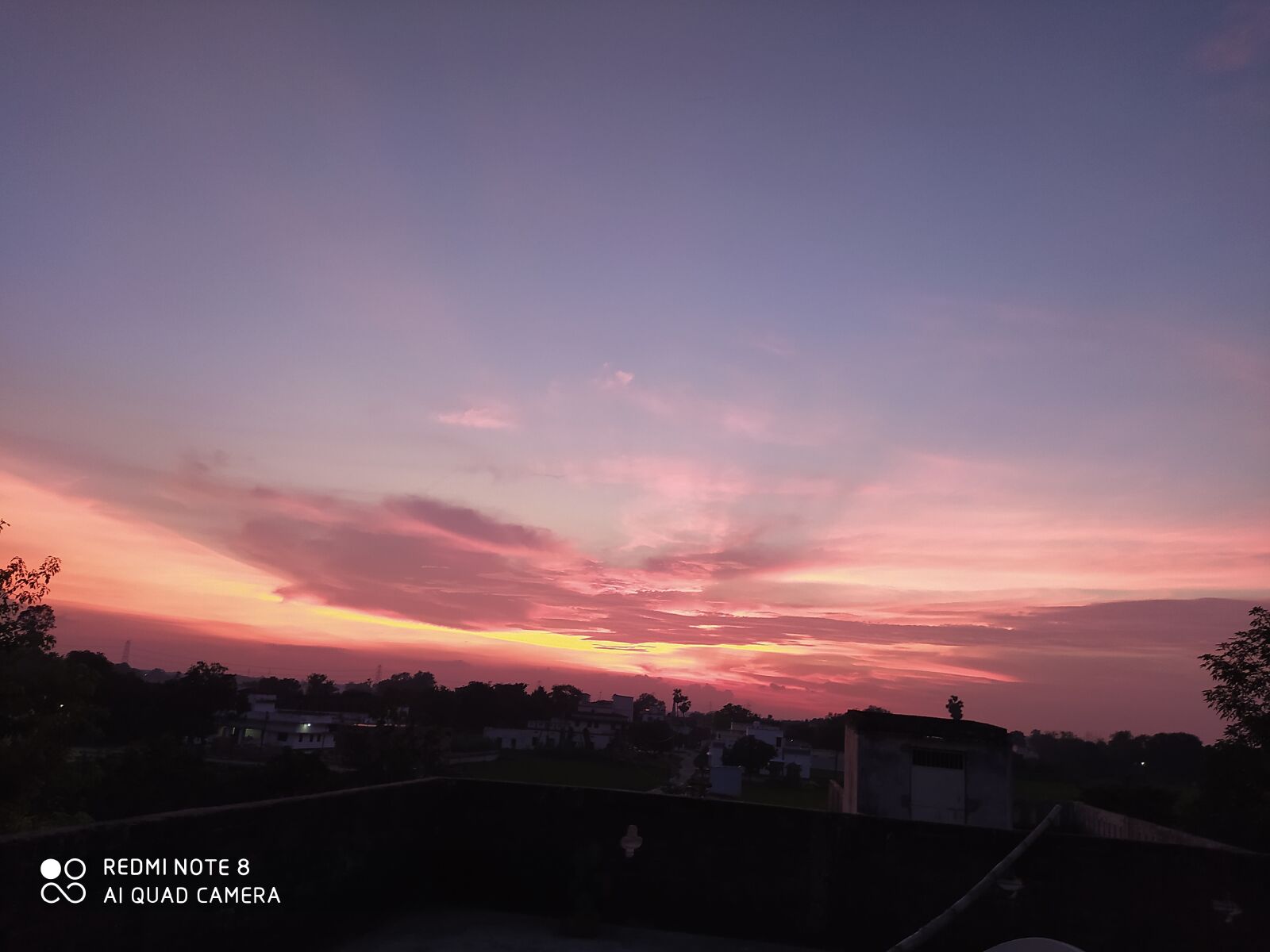 Xiaomi Redmi Note 8 sample photo. Sunset, evening, sky photography