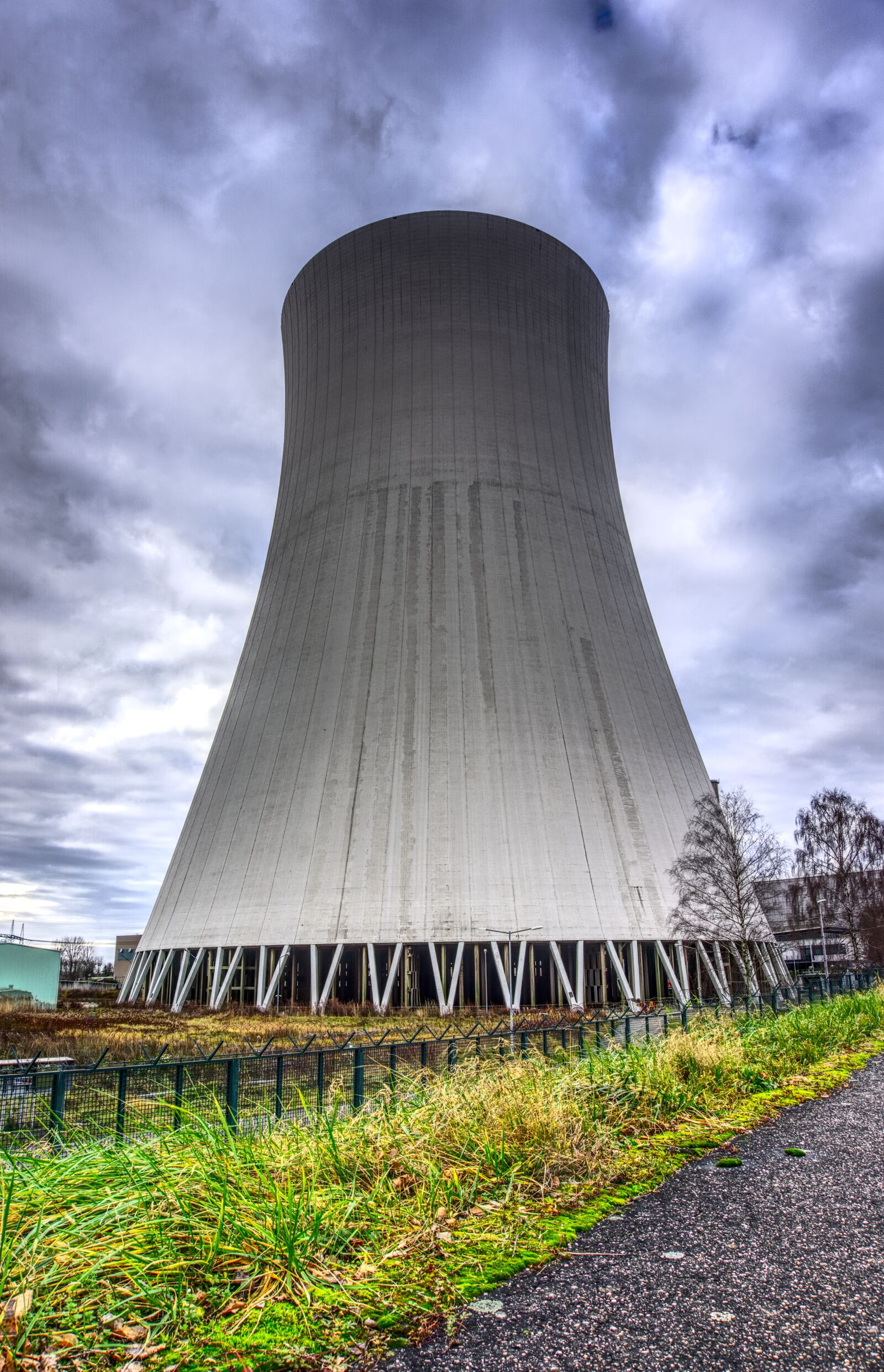 Sony a6000 sample photo. Cooling tower, nuclear power photography