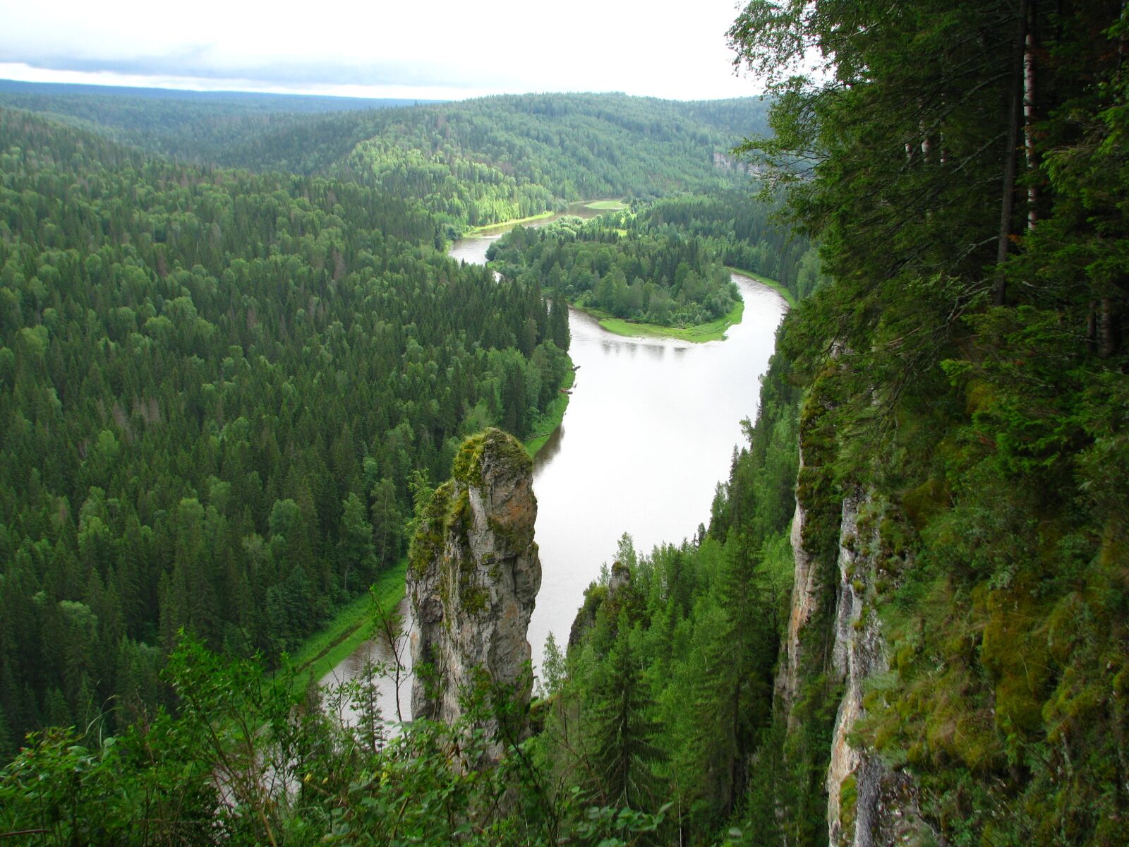 Canon POWERSHOT S5 IS sample photo. The river usva, osvenskii photography