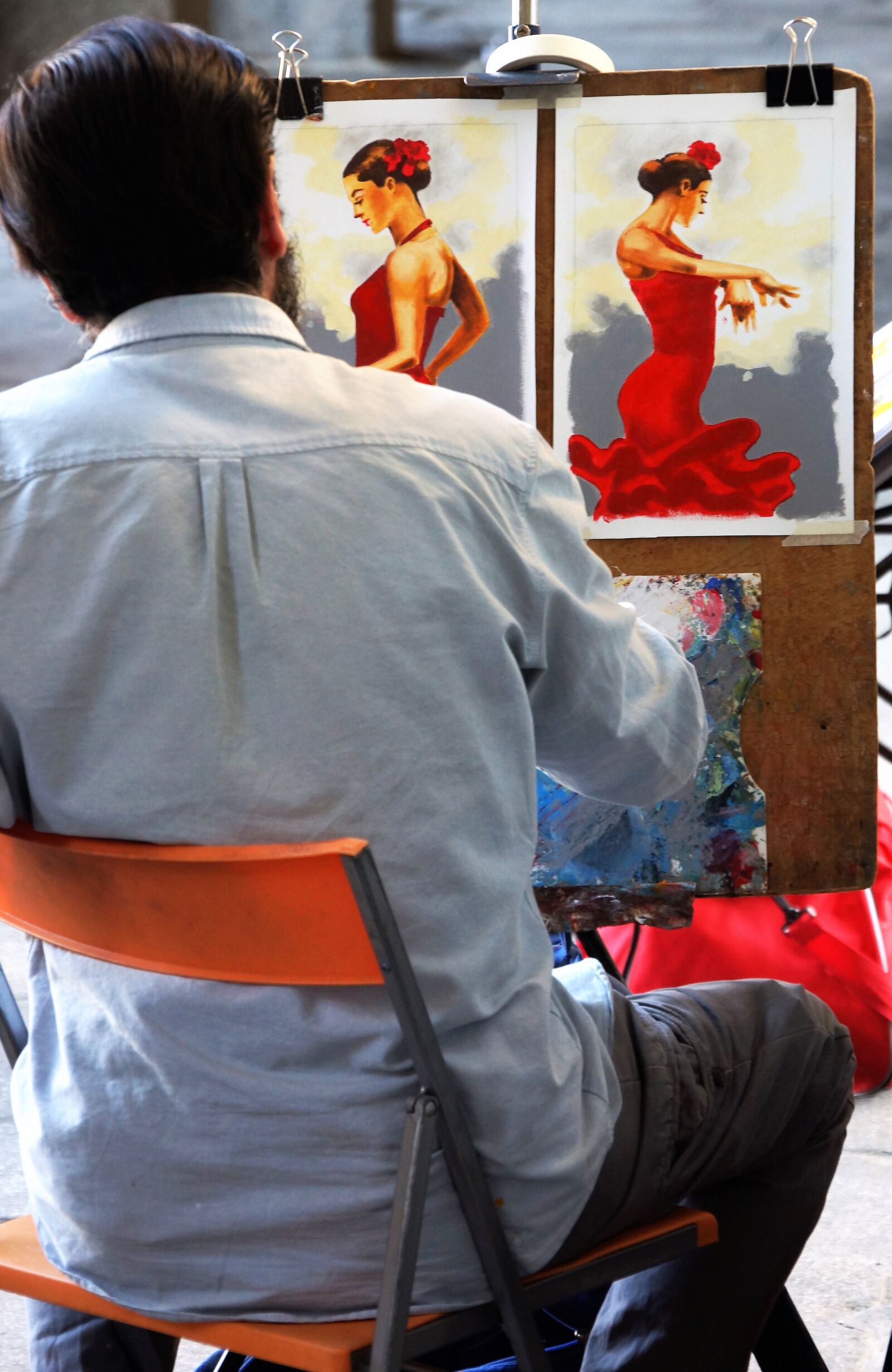 Sony Alpha NEX-7 sample photo. Street, artist, spanish photography