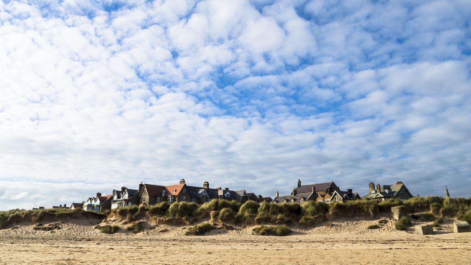 Pentax K-50 sample photo. Alnmouth, northumberland, village photography