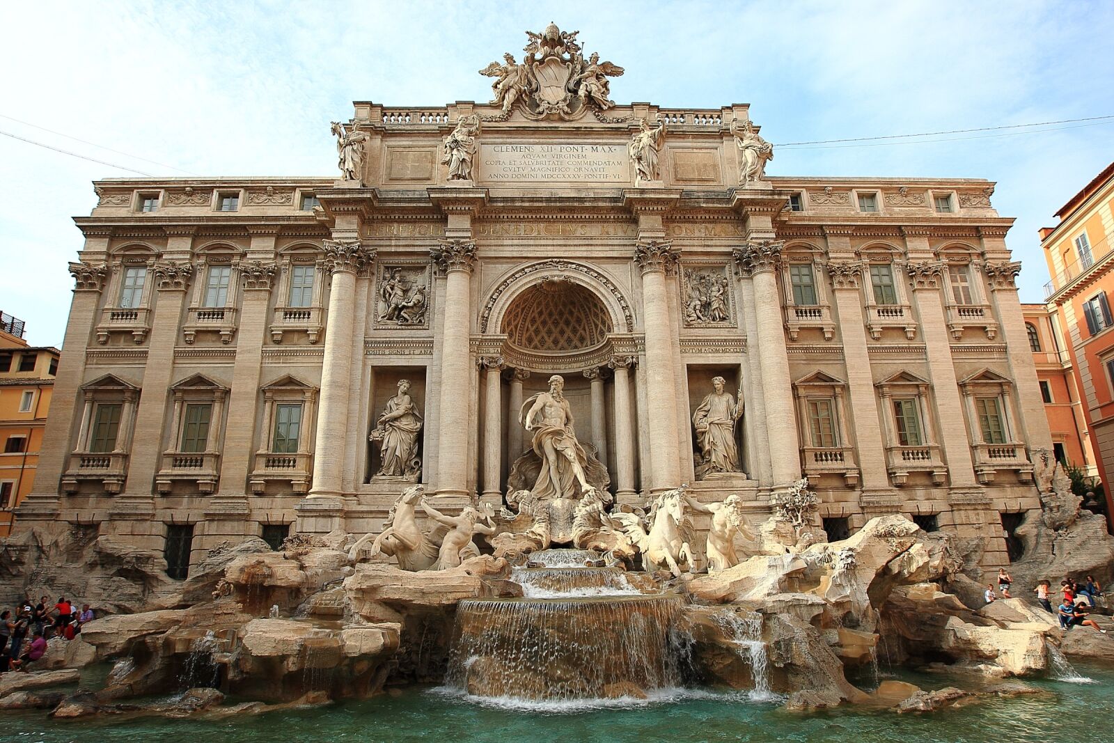 Canon EOS-1D Mark III sample photo. Trevi fountain, roman, italy photography