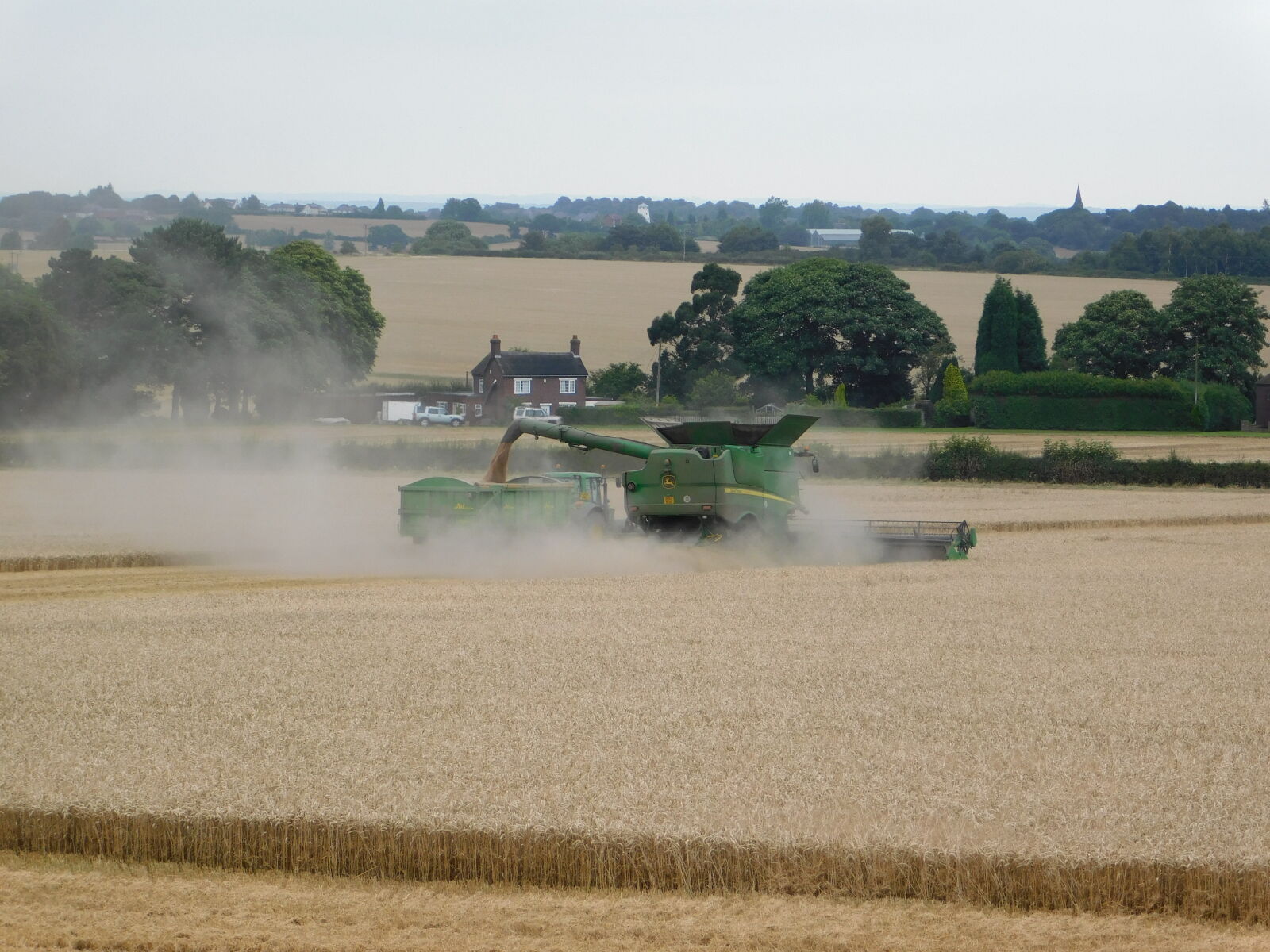 Nikon Coolpix B500 sample photo. Combine, harvester, farm, farmer photography