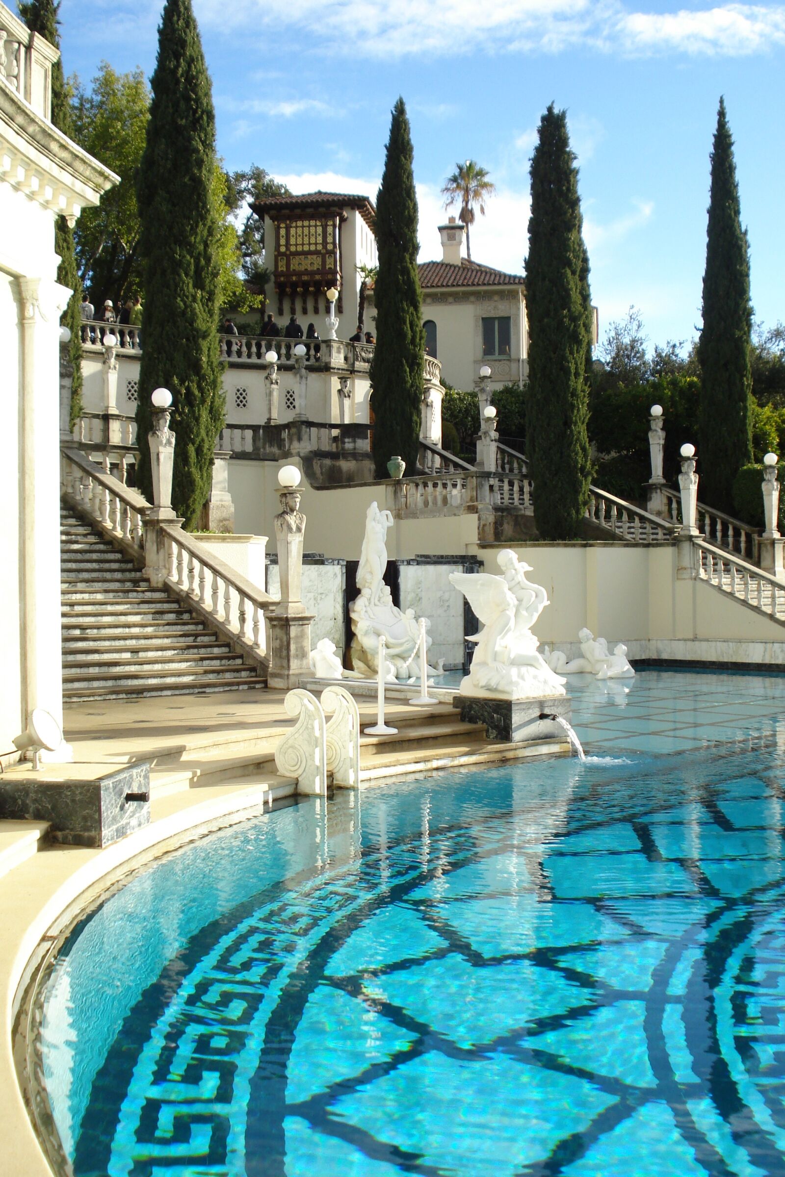 Sony DSC-W55 sample photo. Hearst castle, architecture, historical photography