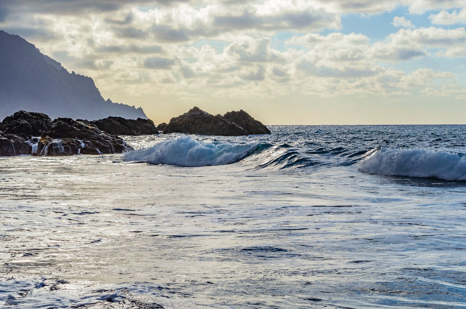 Nikon D3200 sample photo. Beach, wave, sunset photography