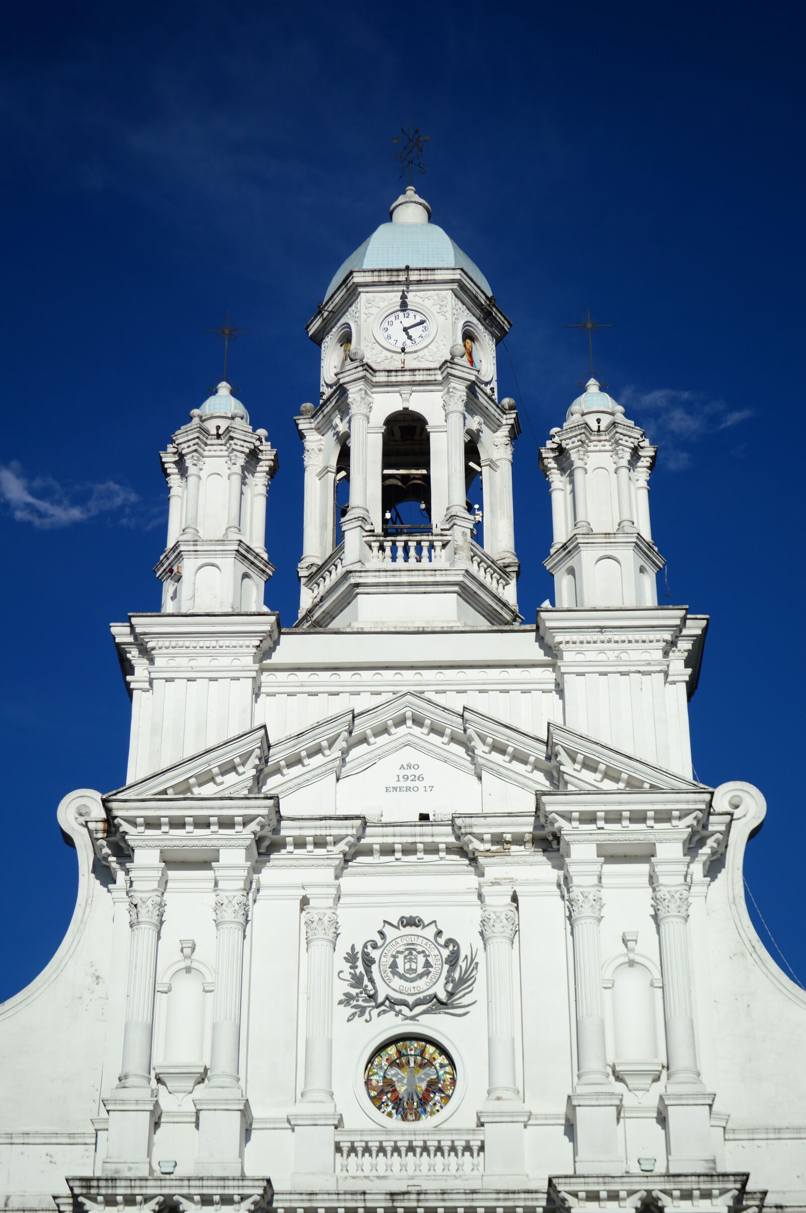 Nikon D3200 sample photo. Sangolquí, church, architecture photography