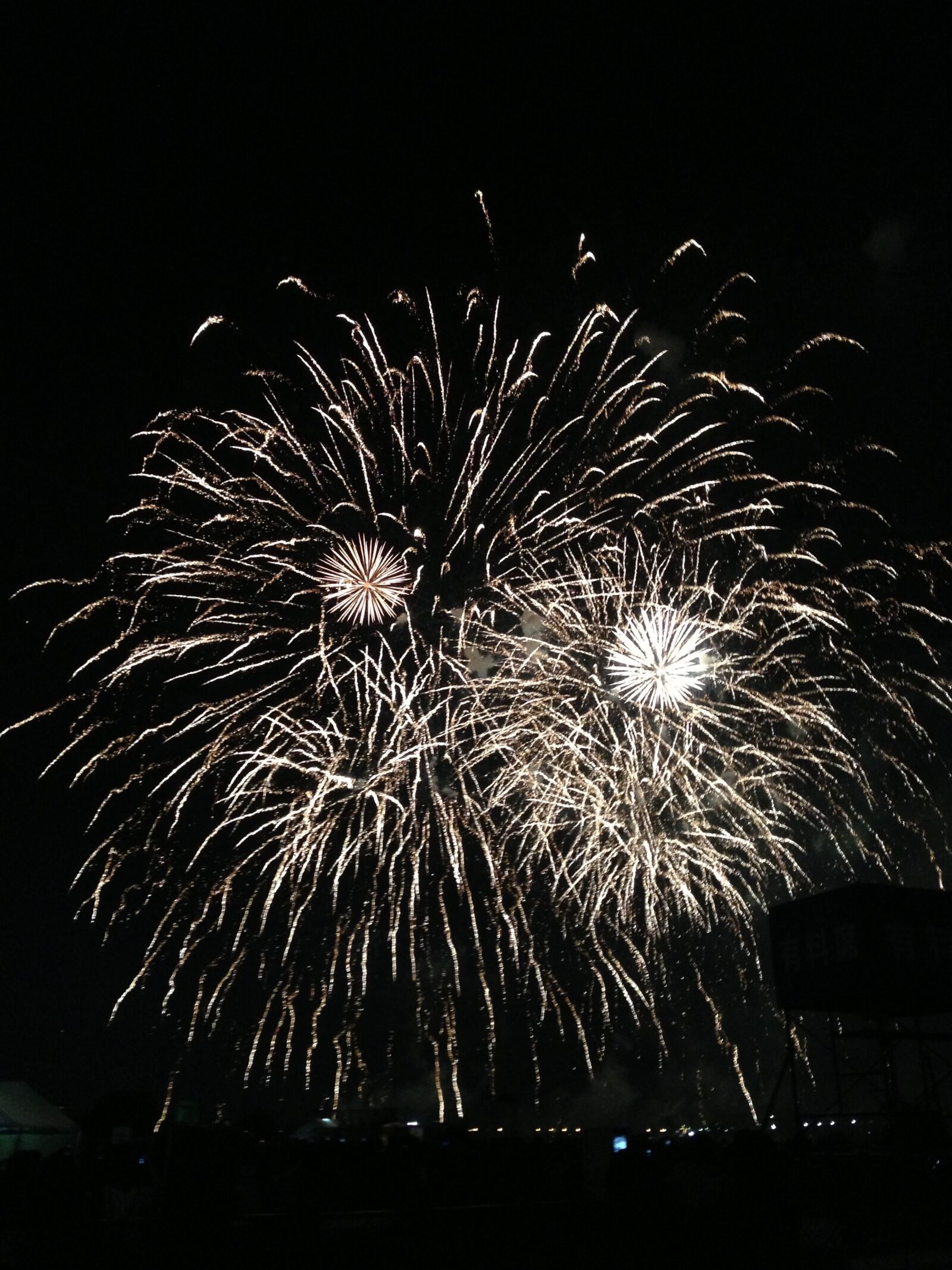 Apple iPhone 5 sample photo. Fireworks, night, summer photography