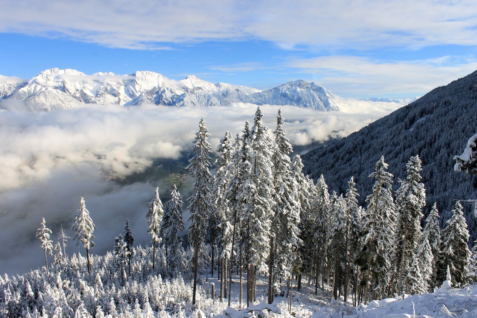 Canon EOS 1100D (EOS Rebel T3 / EOS Kiss X50) sample photo. Snowy landscape, winter landscape photography