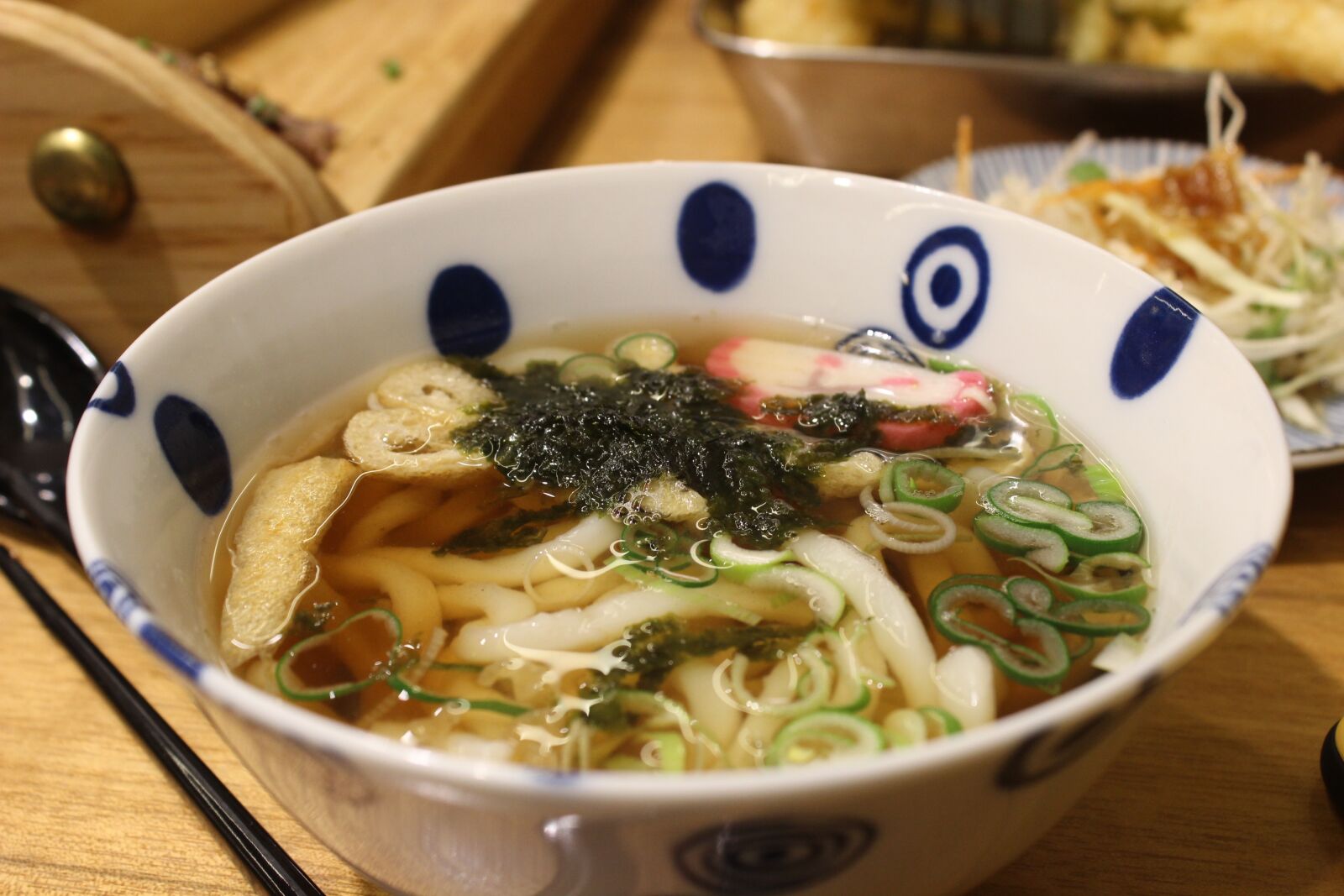 Canon EOS 600D (Rebel EOS T3i / EOS Kiss X5) sample photo. Udon noodles, japanese, dining photography