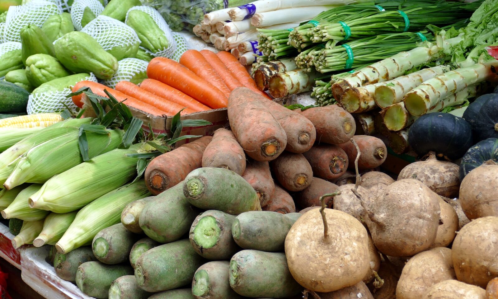 Panasonic Lumix DMC-FZ1000 sample photo. Market, vegetables, fruit photography