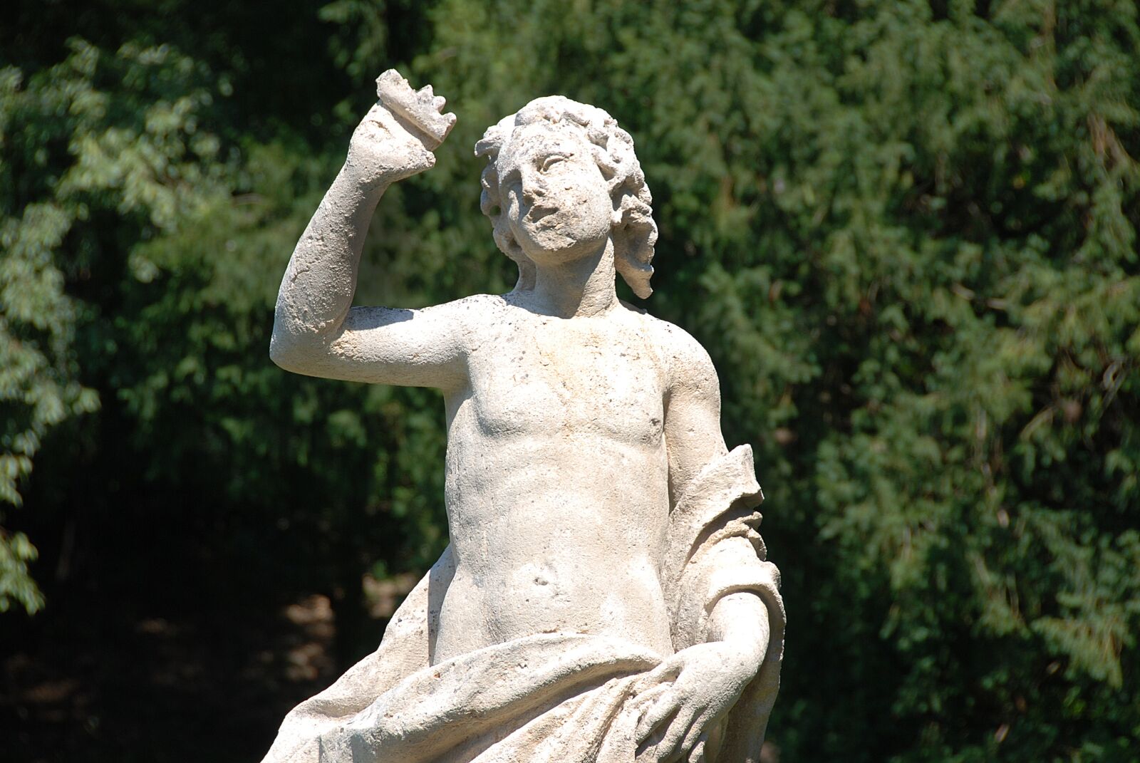 Nikon D80 sample photo. Statue, stone figure, garden photography