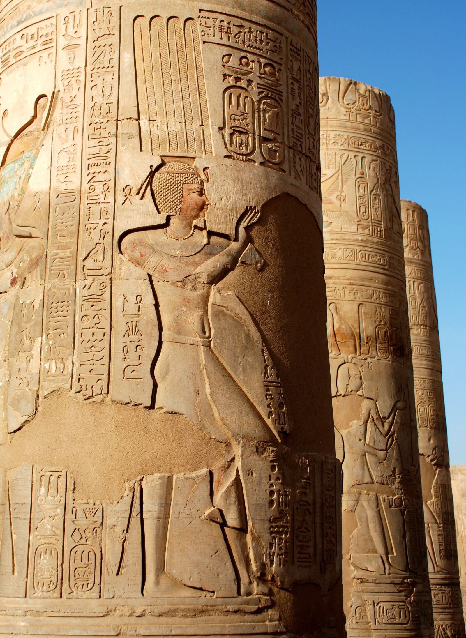 Nikon D80 sample photo. Kom ombo, egypt, hieroglyphs photography