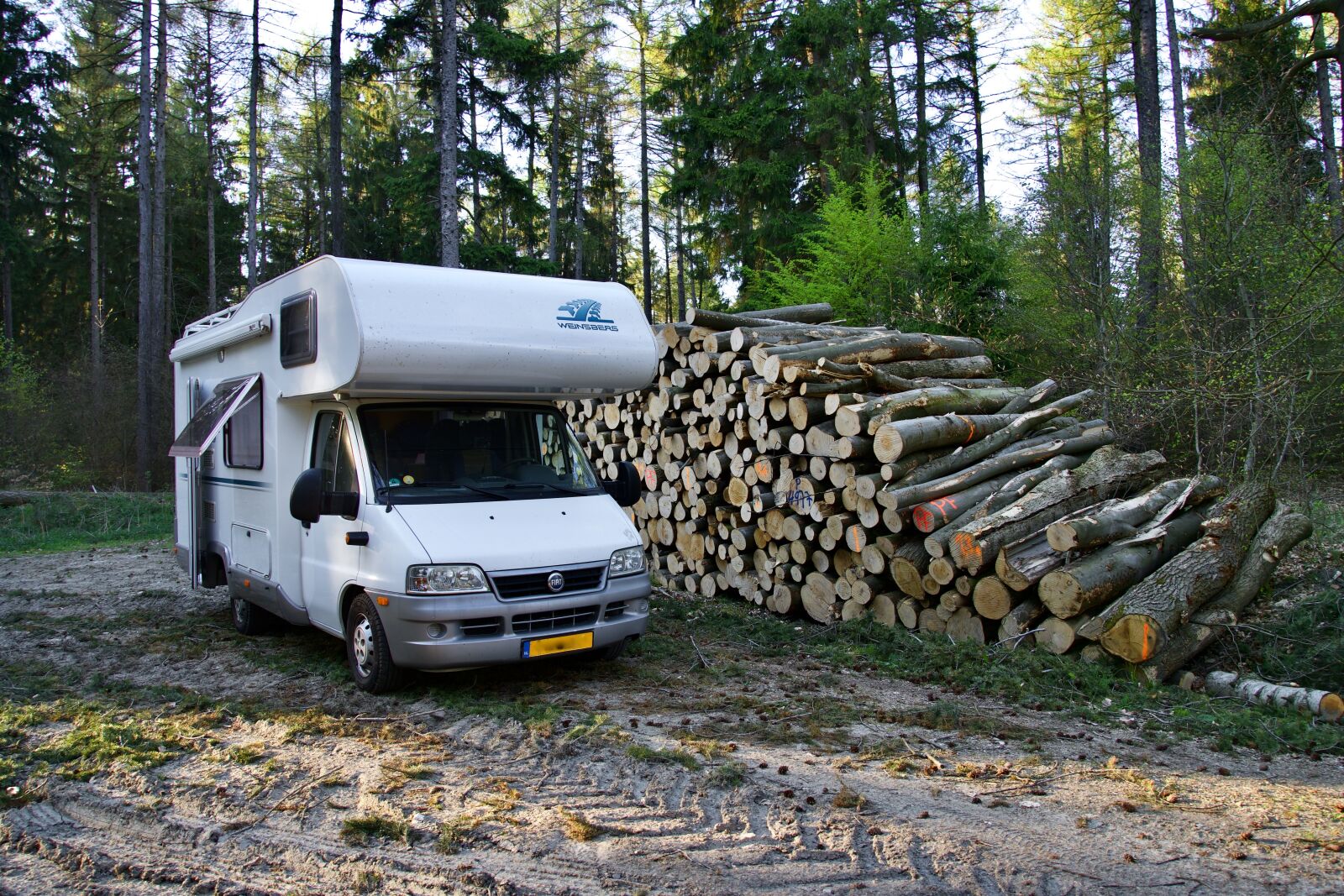 Sony a6500 sample photo. Camping, motorhome, peaceful photography