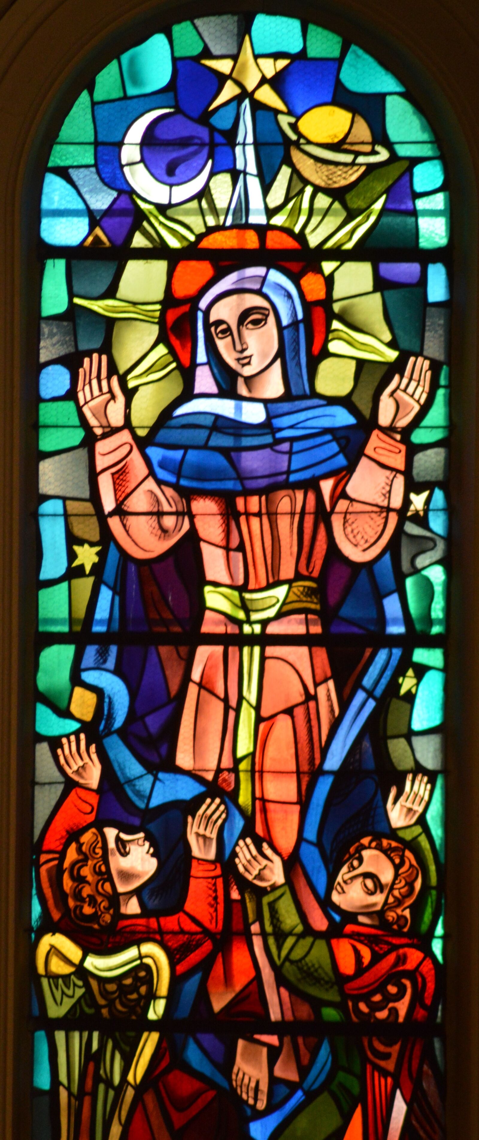 Nikon D3200 sample photo. Stained glass, window, color photography