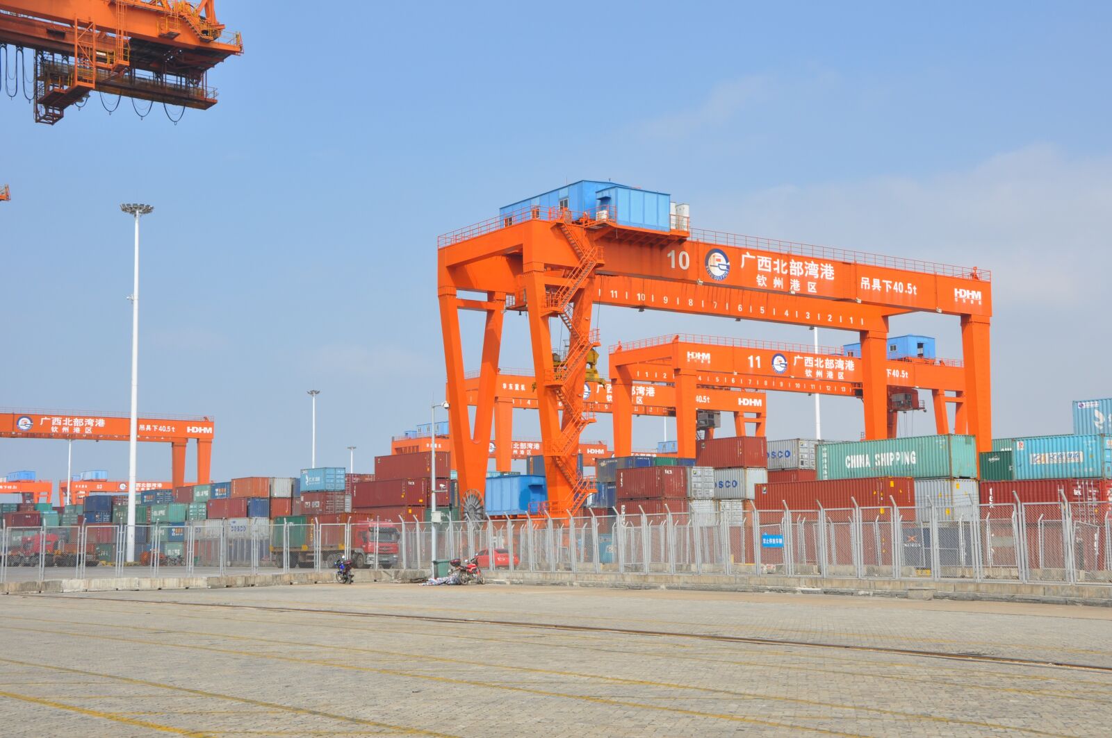 Nikon D90 sample photo. Qinzhou, pier, port photography