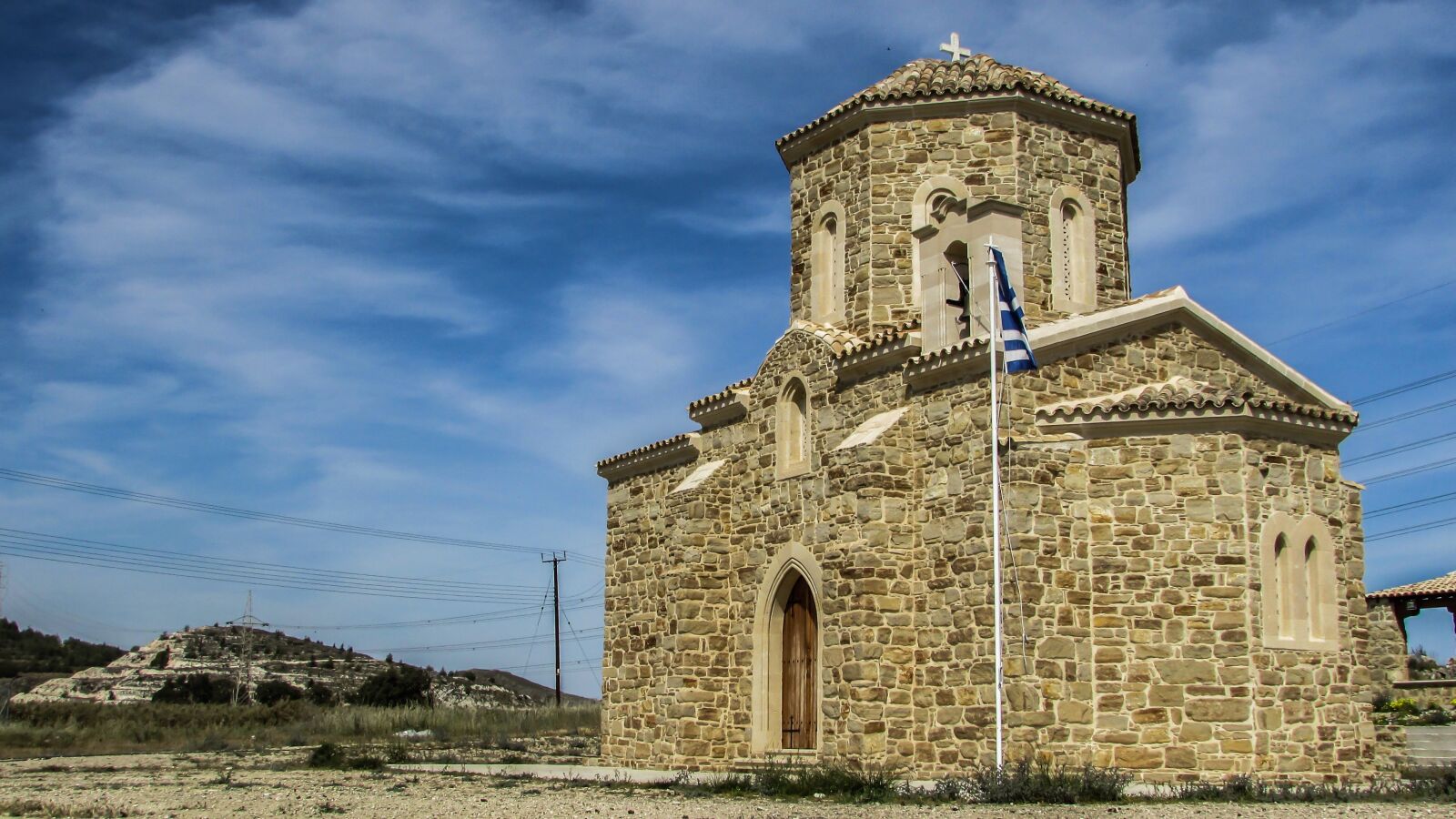 Canon PowerShot SX400 IS sample photo. Cyprus, oroklini, church photography