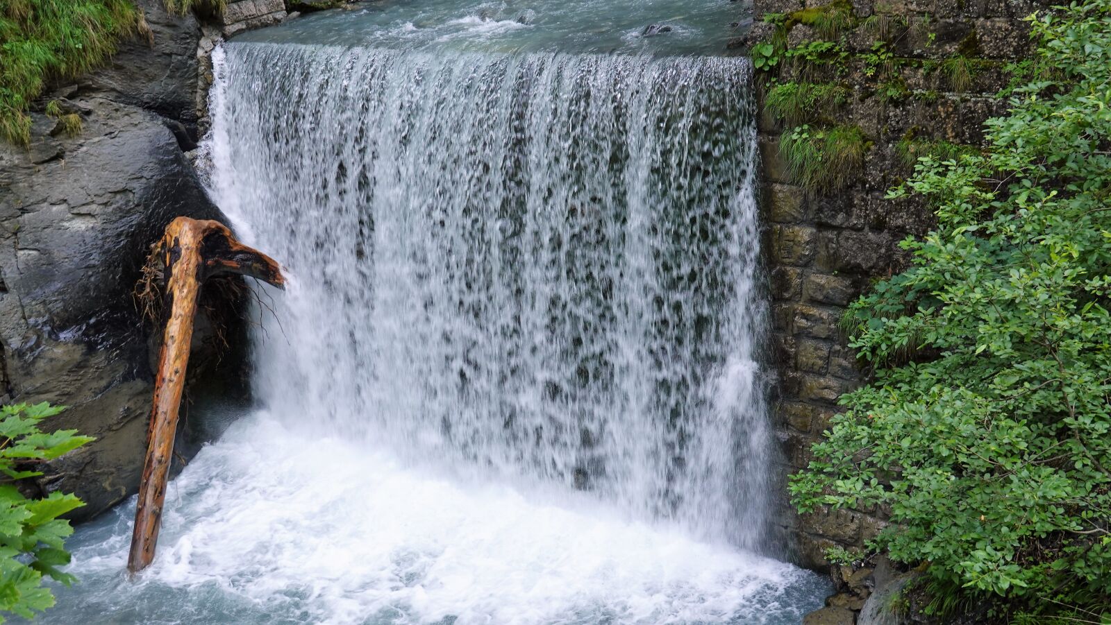 Sony DSC-RX100M7 sample photo. Waterfall, water, tamina gorge photography