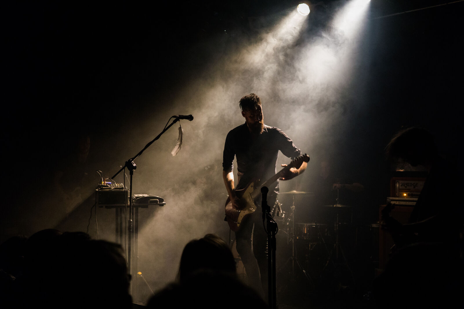 Sony a6000 + Sigma 30mm F2.8 EX DN sample photo. Man, playing, guitar, in photography