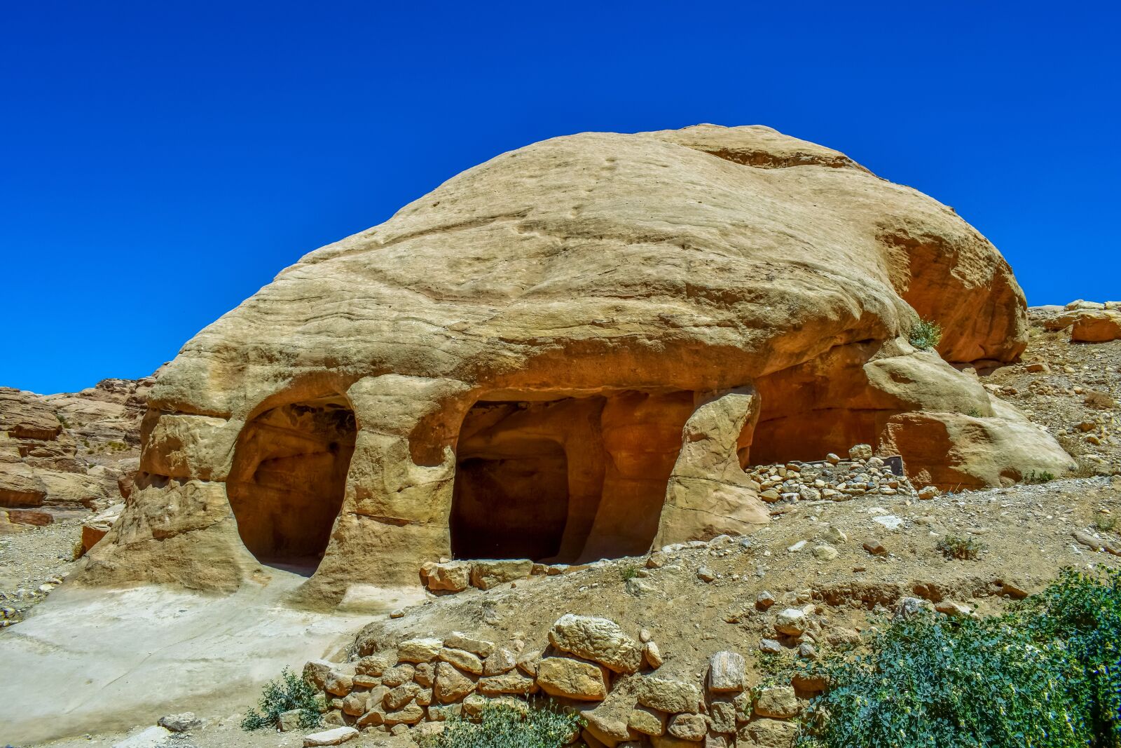 Nikon D3300 sample photo. Stone, caves, al siq photography