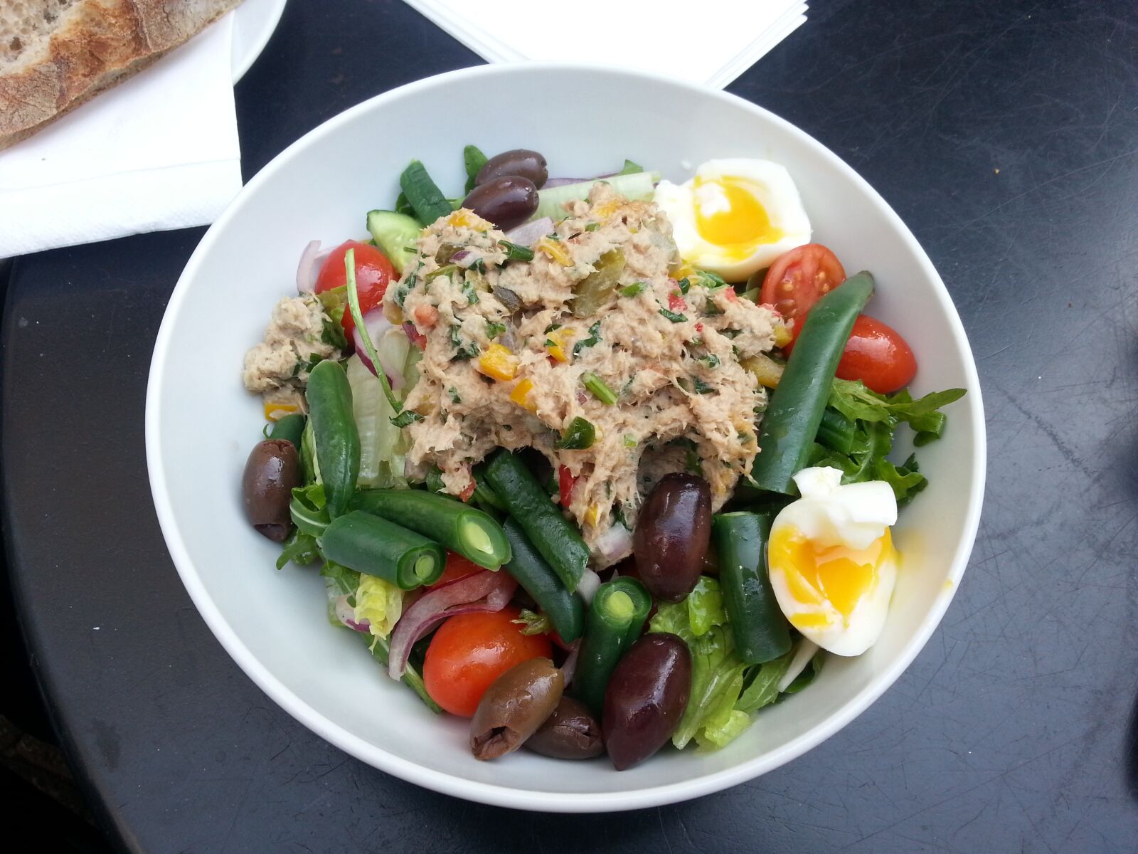 Samsung Galaxy S3 sample photo. Tuna salad, tuna, salad photography