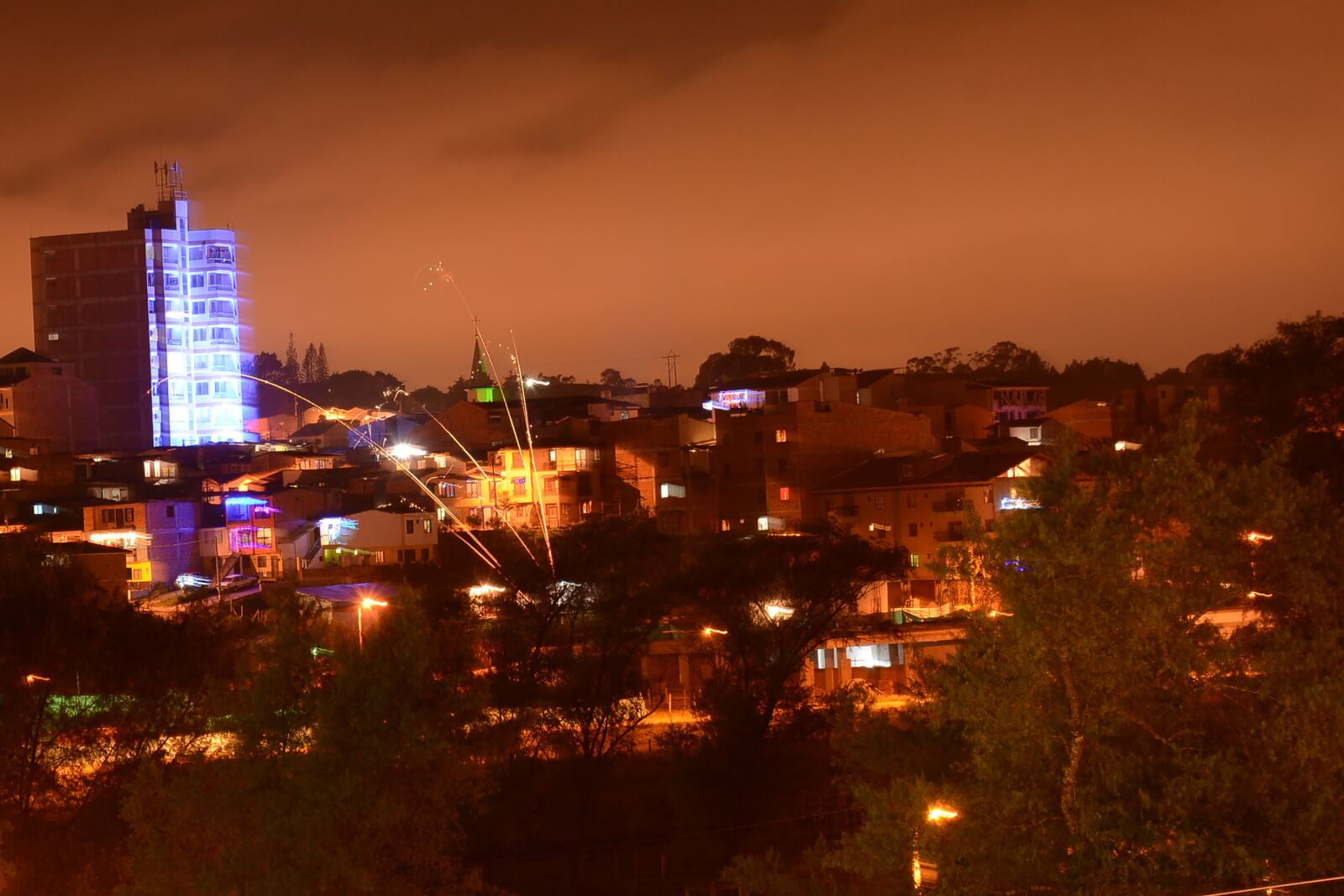 Nikon D7100 sample photo. Marinilla, night photography