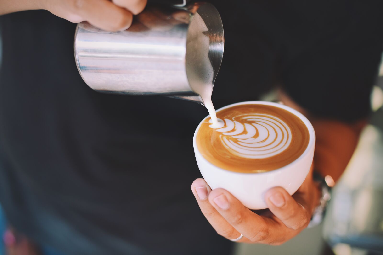 Nikon D750 sample photo. Art, beverage, caffeine, cappuccino photography