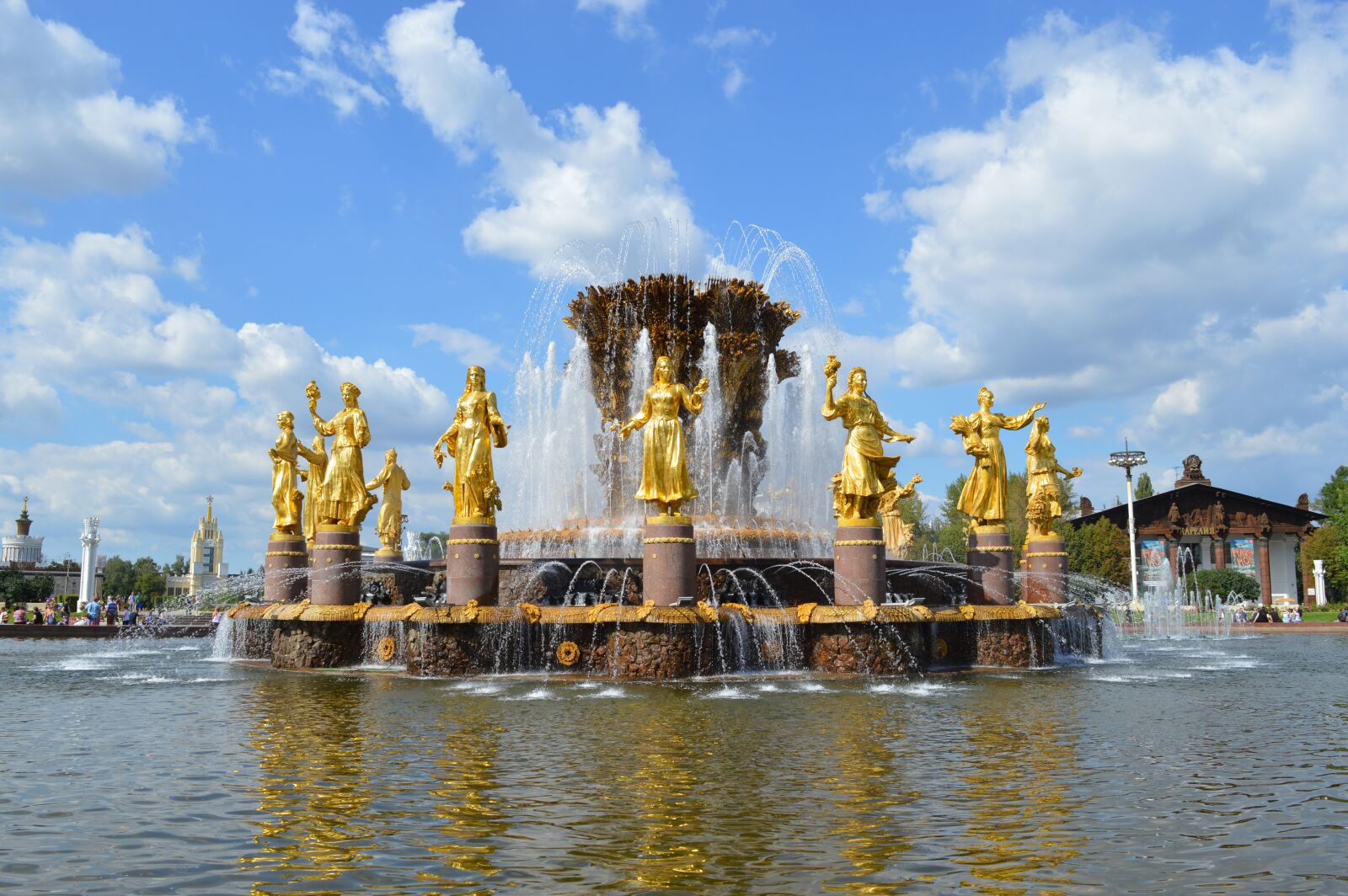 Nikon D3200 sample photo. Enea, peoples' friendship fountain photography