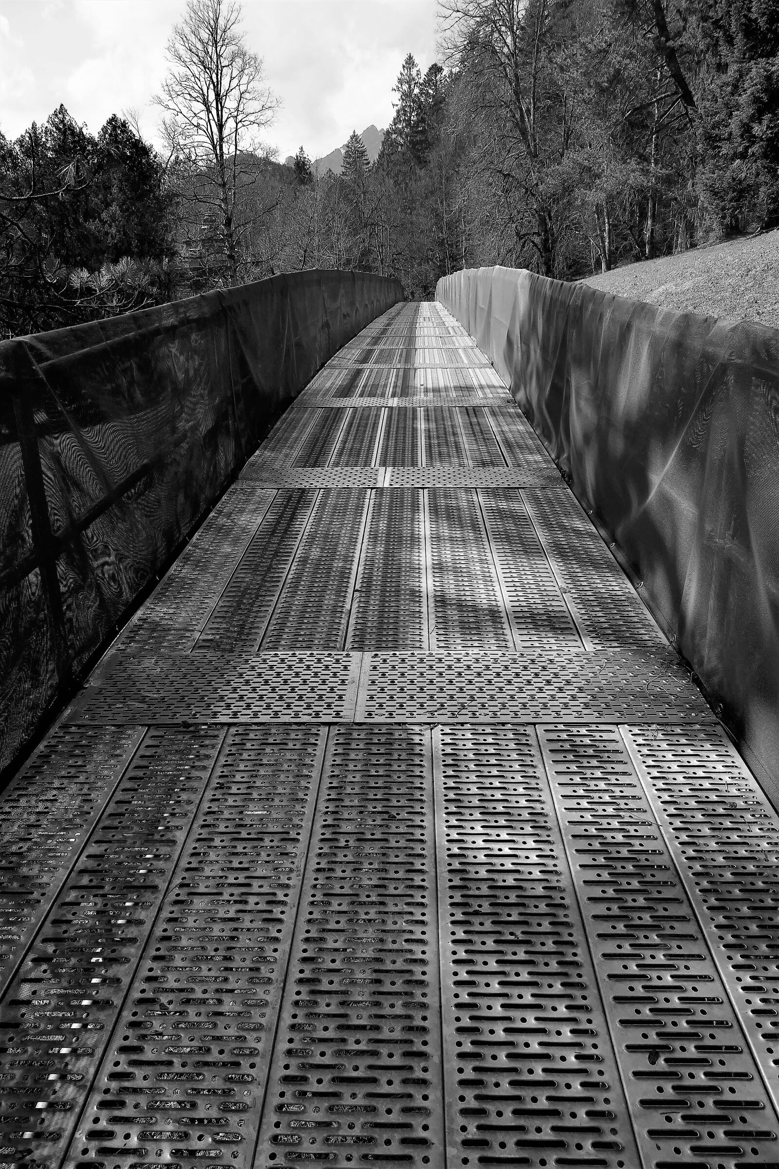 Panasonic DMC-TZ101 sample photo. Bridge, pedestrian bridge, temporary photography