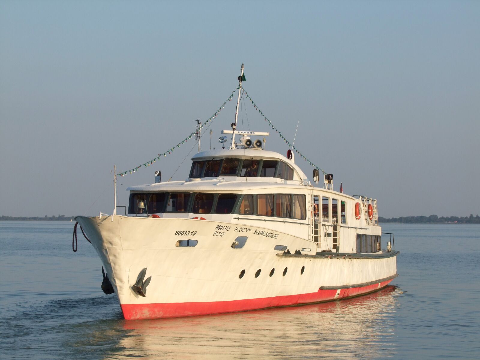 Fujifilm FinePix S100fs sample photo. Ship, cruise, sunset photography