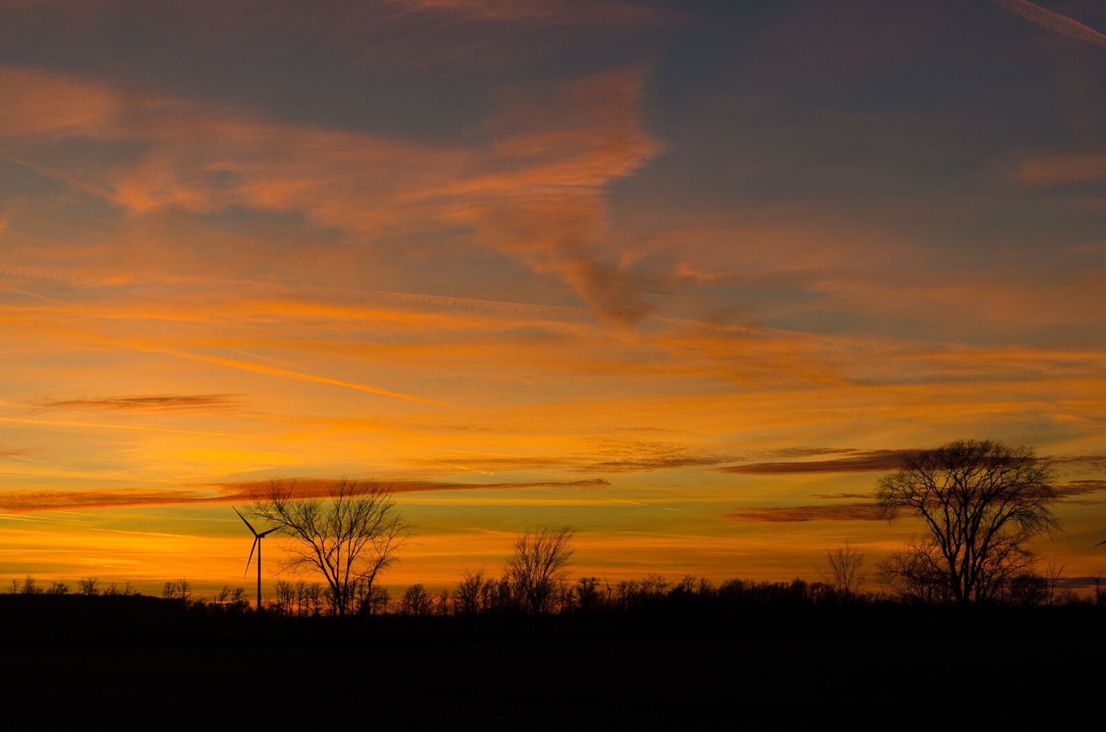 Nikon D7000 sample photo. Sunset, orange, blue photography