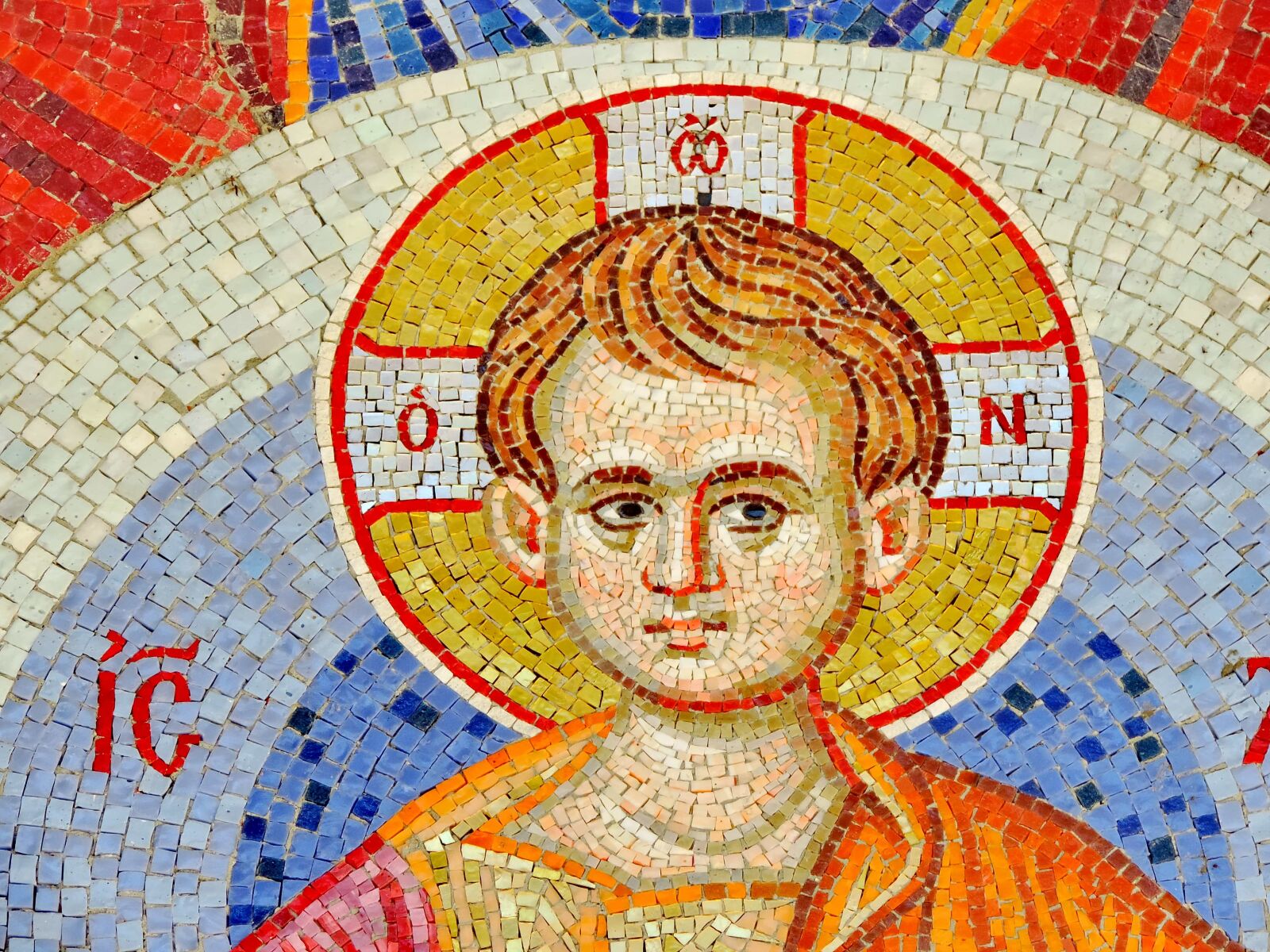 Nikon Coolpix P520 sample photo. Child, christ, christianity, mosaic photography
