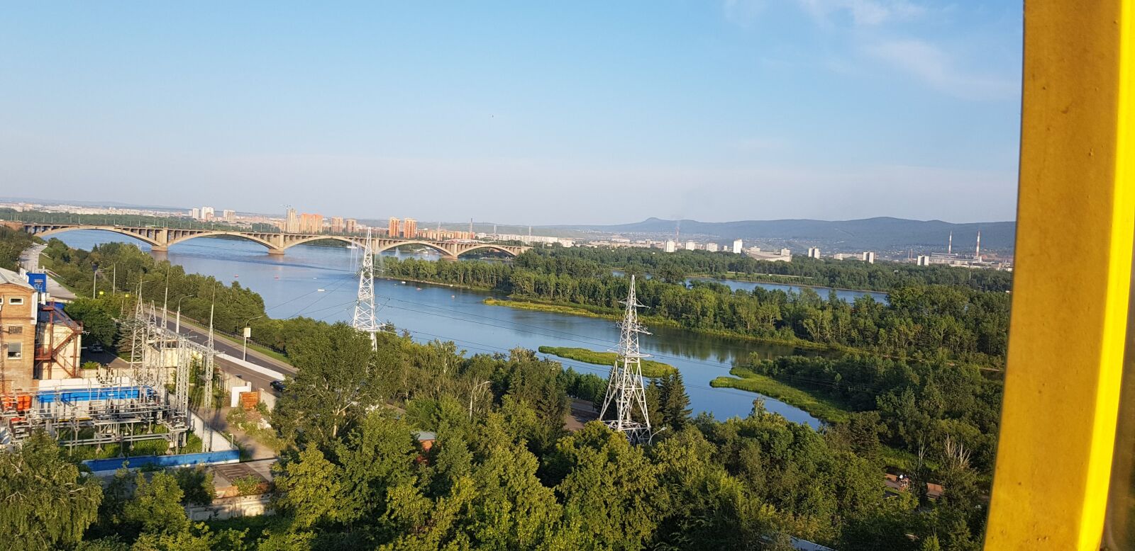 Samsung Galaxy S8+ sample photo. Krasnoyarsk, gorky park, yenisei photography