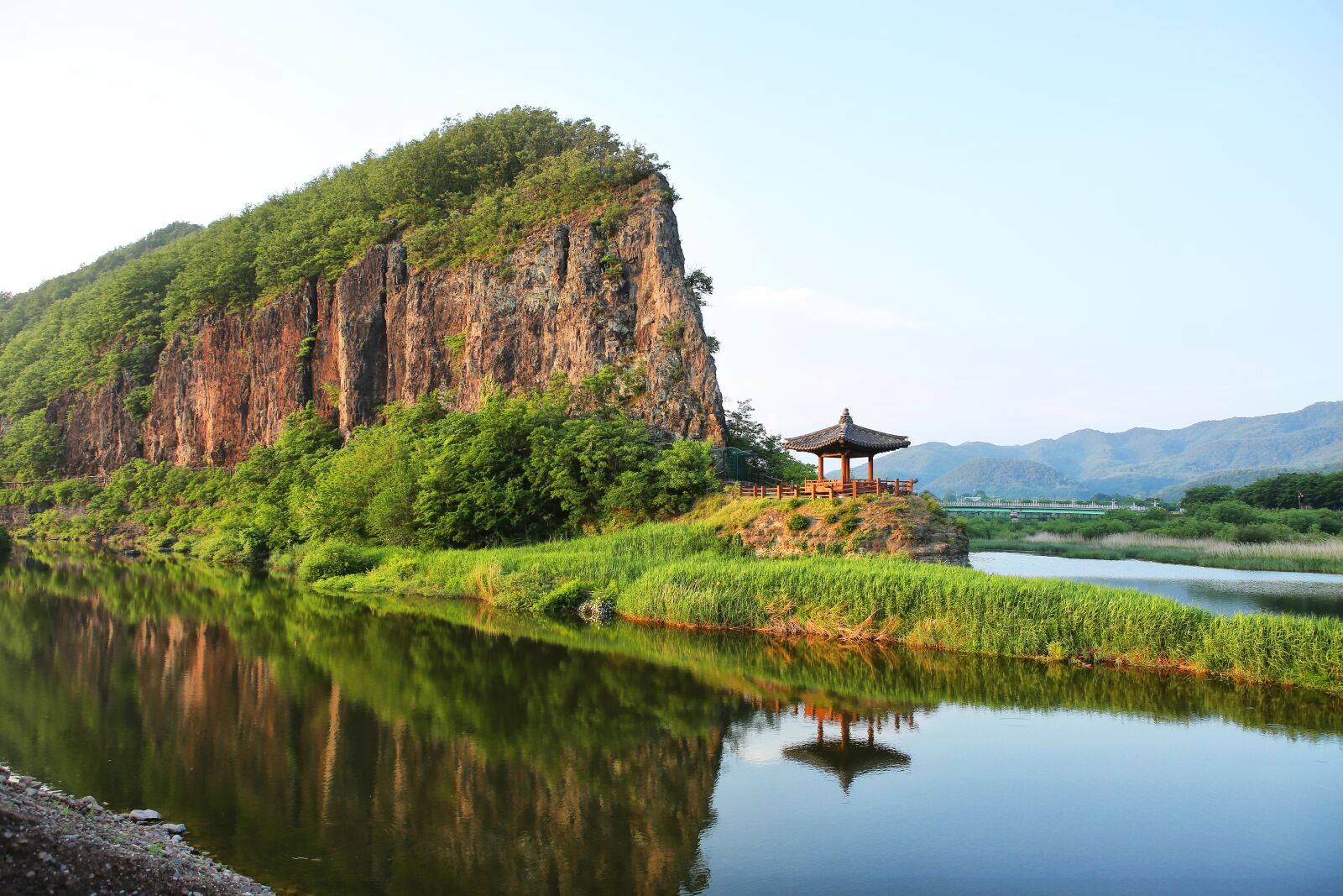 Canon EOS 5D Mark III sample photo. Landscape, river, reflect photography