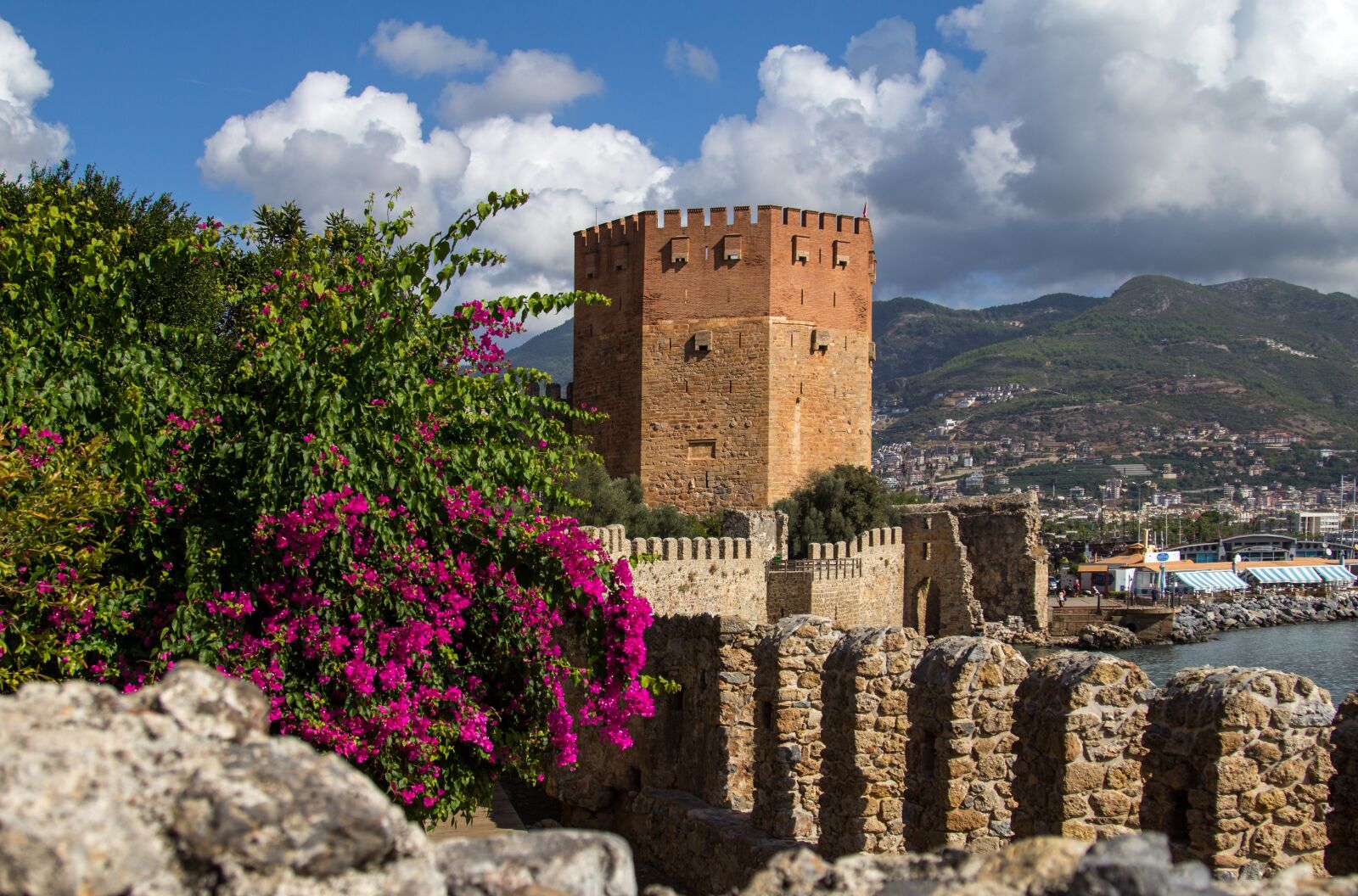 Canon EOS 60D + Canon EF 24-105mm F4L IS USM sample photo. Turkey, alanya, tower photography