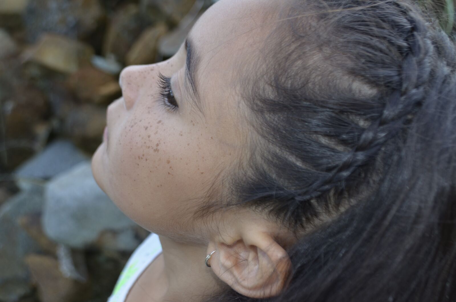 Nikon D5100 sample photo. Girl, child, freckles photography