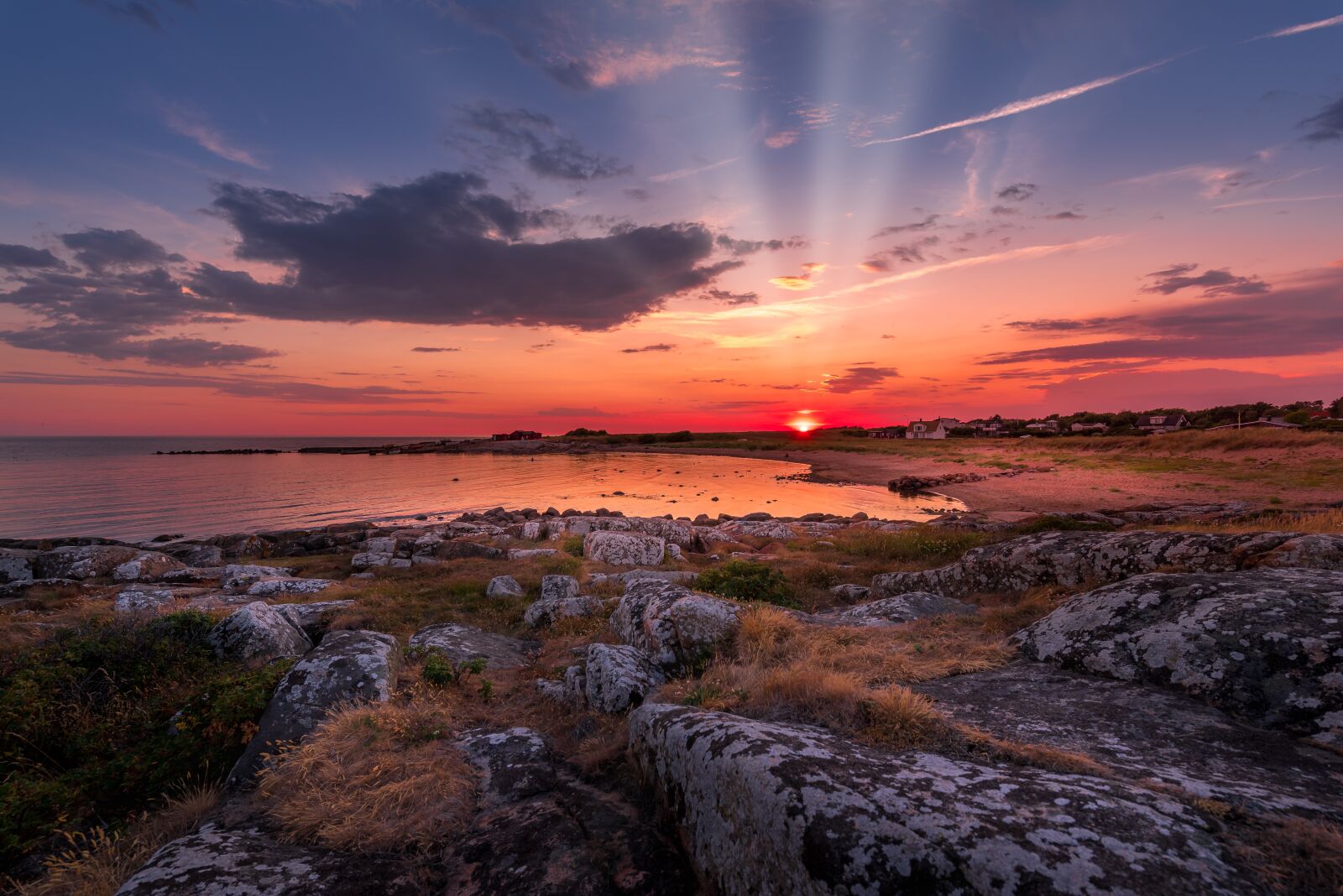 Nikon D750 + Tamron SP 15-30mm F2.8 Di VC USD sample photo. Sunset, sea, landscape photography