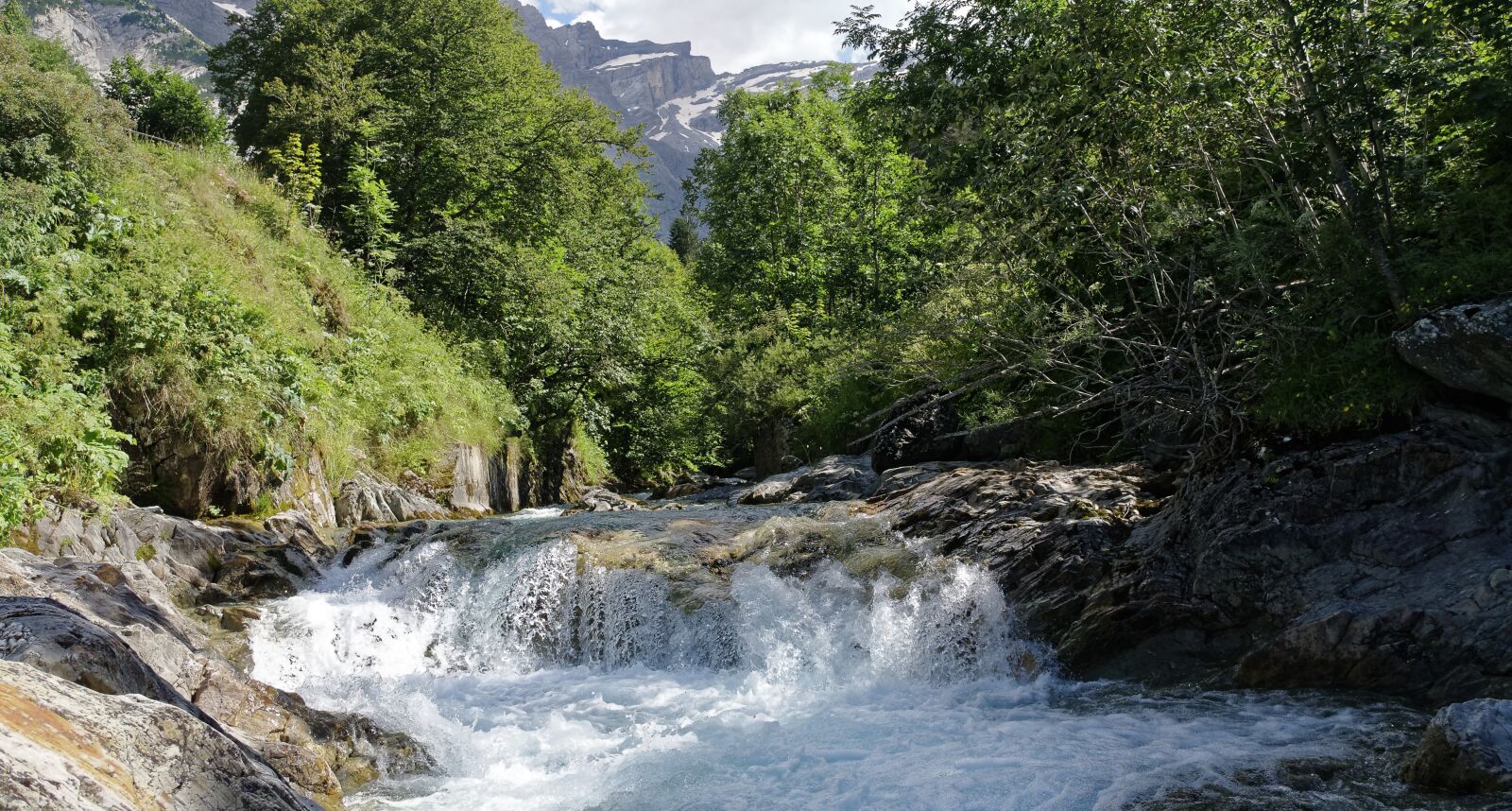Panasonic Lumix DMC-GX1 sample photo. Waterfall, mountain stream, rapids photography