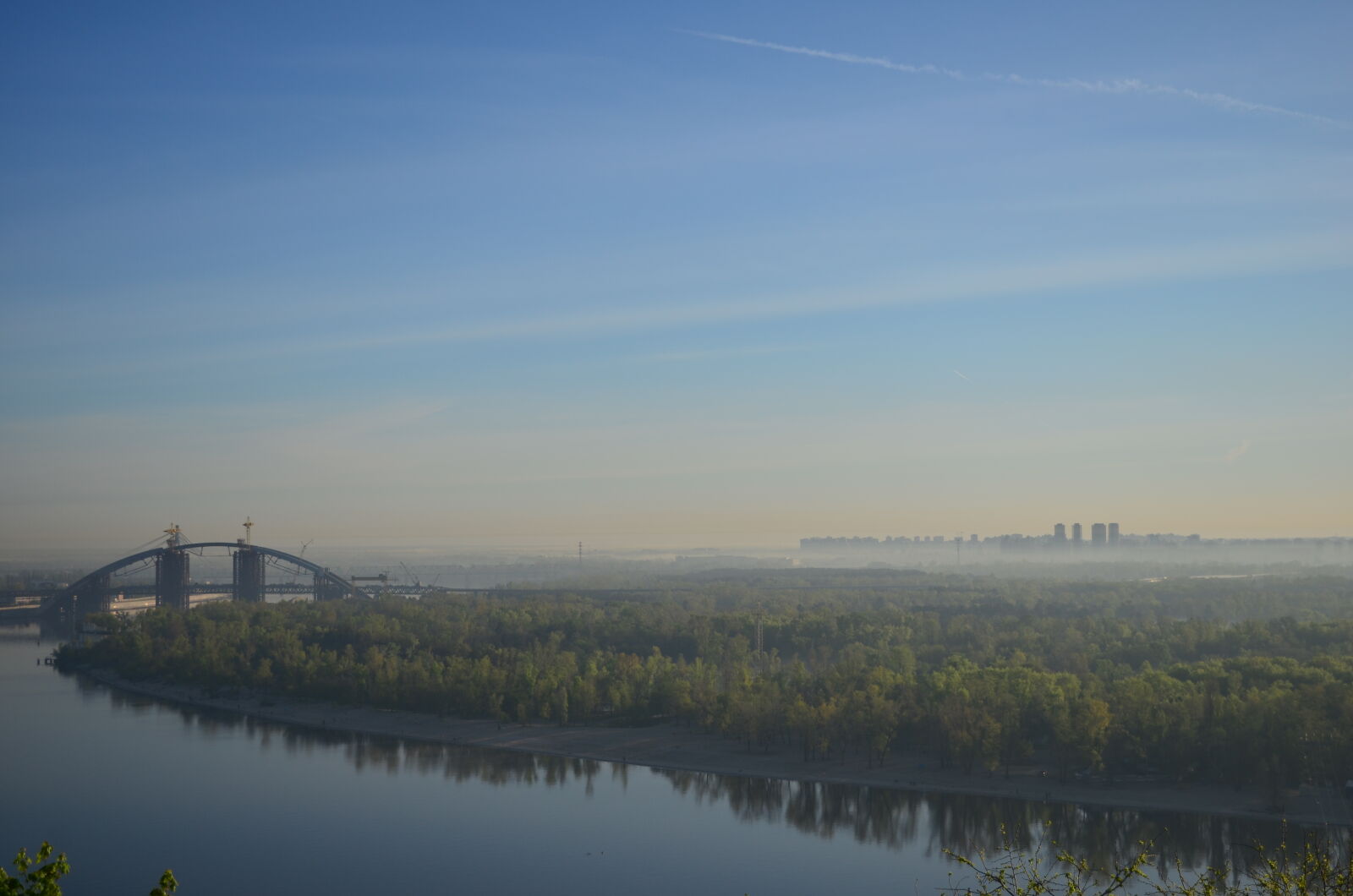 Nikon D5100 sample photo. Bridge, city, dnipro, island photography